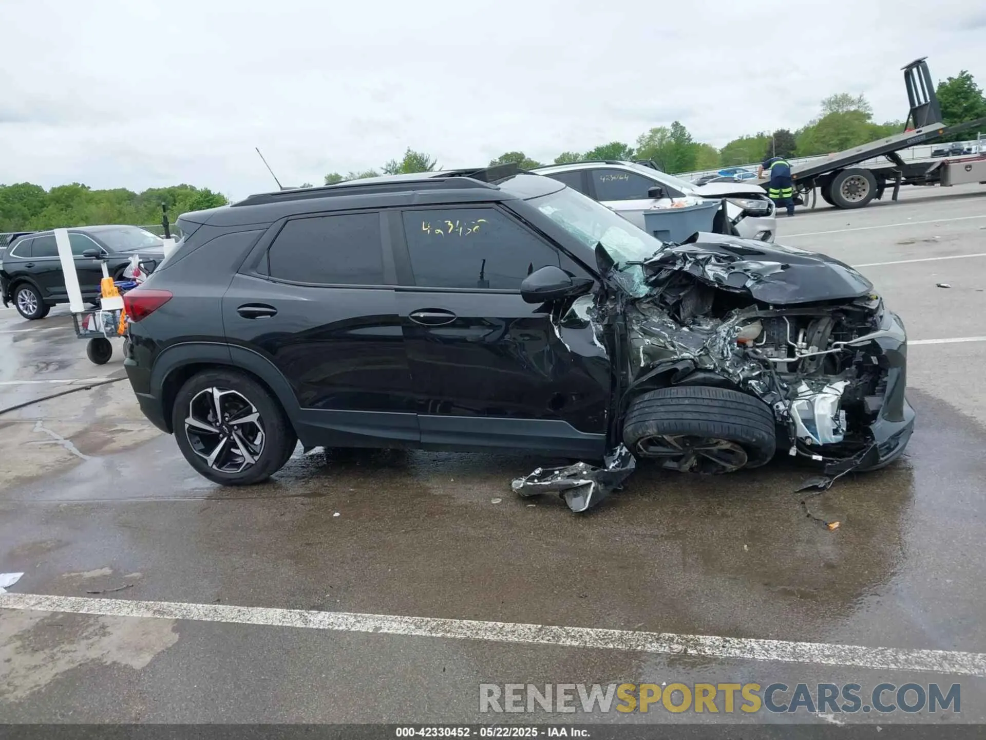 14 fotografías del automóvil dañado KL79MUSL6MB138398 CHEVROLET TRAILBLAZER 2021