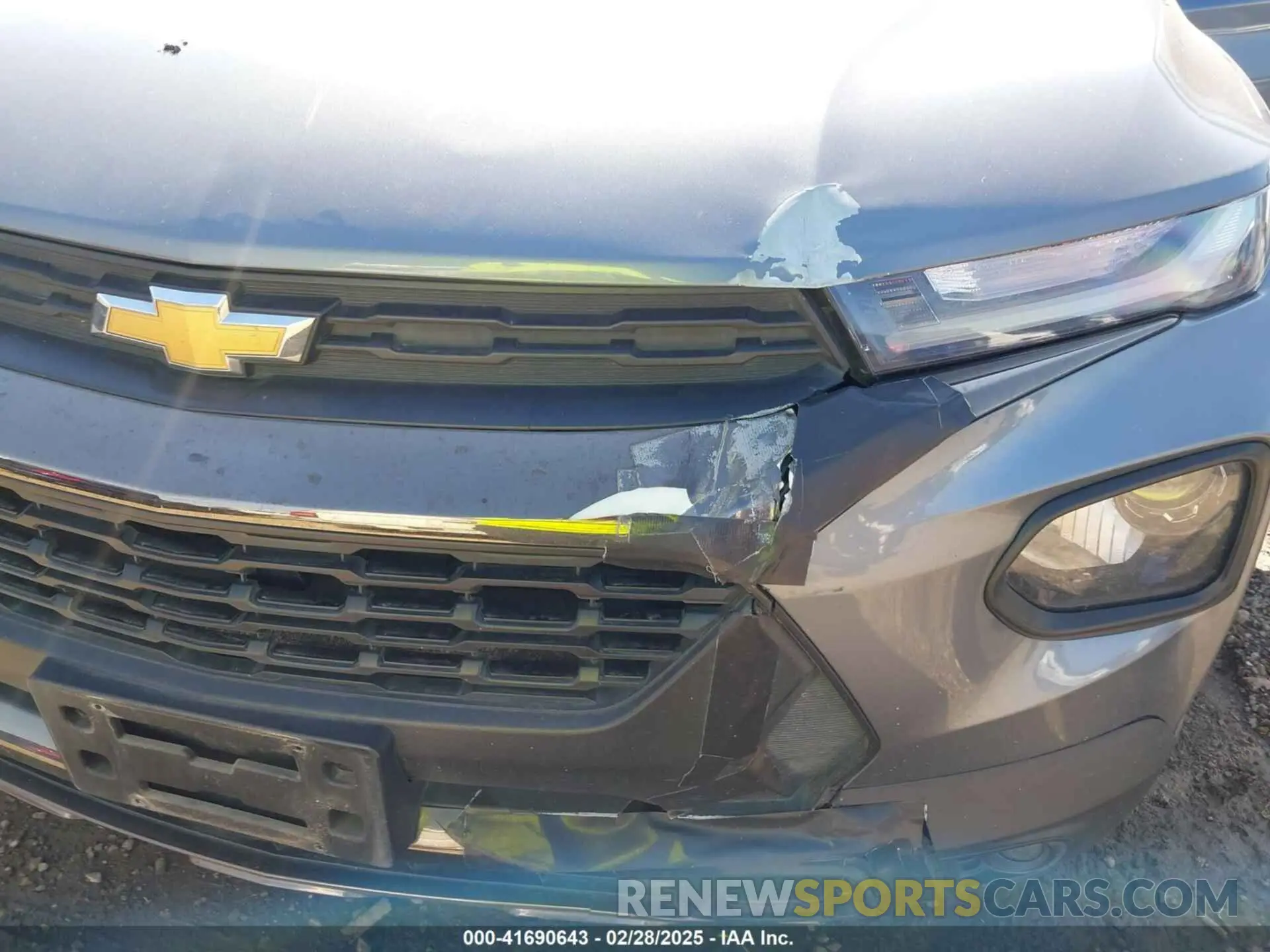 6 fotografías del automóvil dañado KL79MVSL6MB066575 CHEVROLET TRAILBLAZER 2021