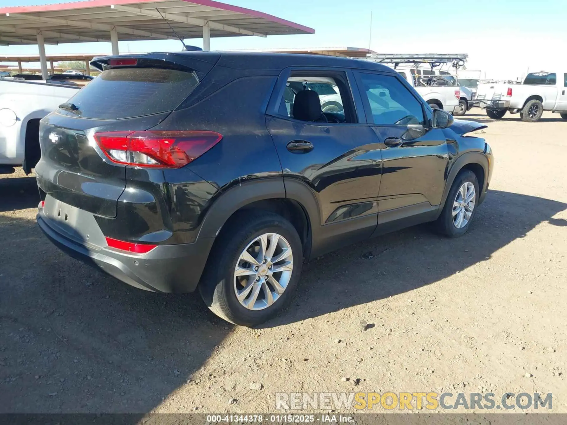 4 fotografías del automóvil dañado KL79MMS24NB142040 CHEVROLET TRAILBLAZER 2022