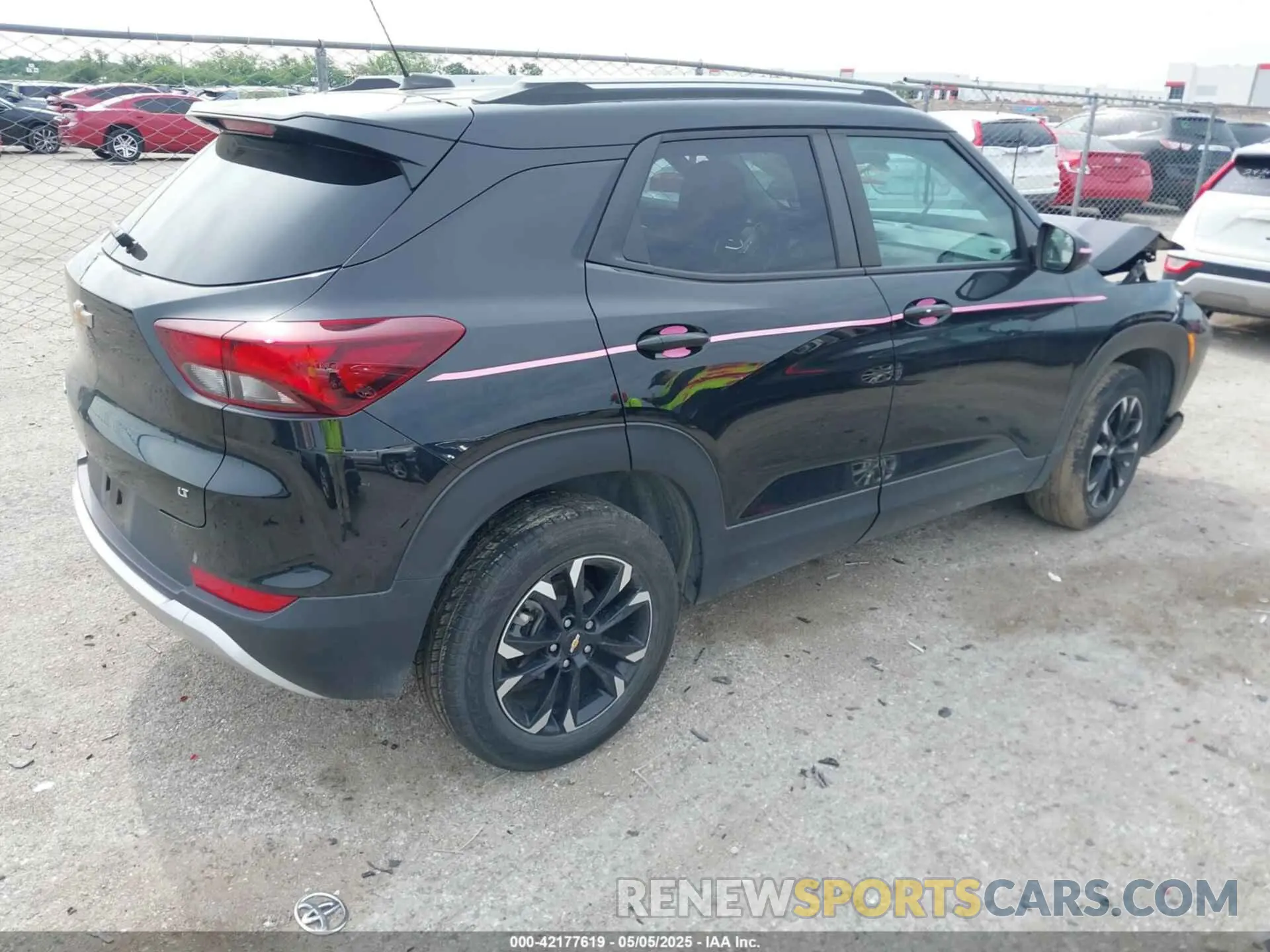 4 fotografías del automóvil dañado KL79MPSL1NB041029 CHEVROLET TRAILBLAZER 2022