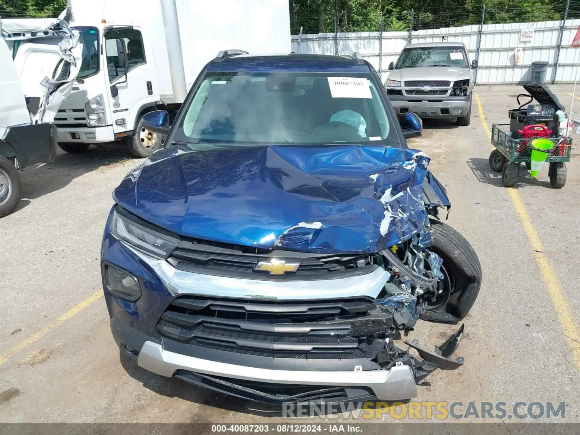 12 fotografías del automóvil dañado KL79MPSL7NB061107 CHEVROLET TRAILBLAZER 2022