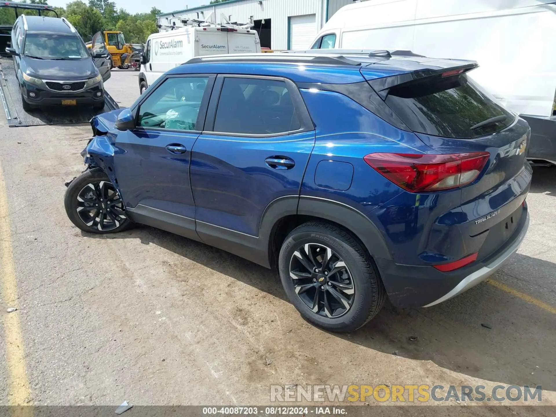 3 fotografías del automóvil dañado KL79MPSL7NB061107 CHEVROLET TRAILBLAZER 2022