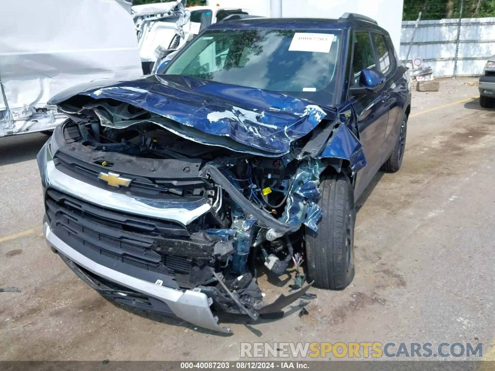 6 fotografías del automóvil dañado KL79MPSL7NB061107 CHEVROLET TRAILBLAZER 2022