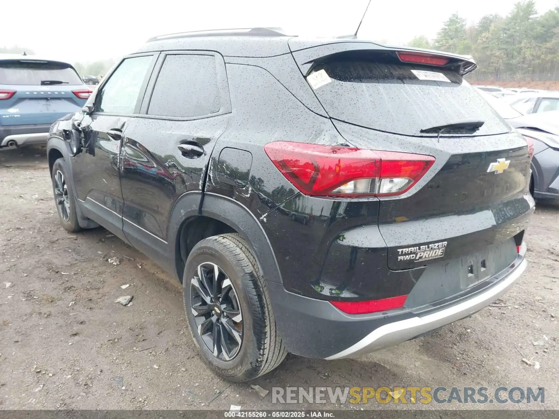3 fotografías del automóvil dañado KL79MRSL4NB093685 CHEVROLET TRAILBLAZER 2022