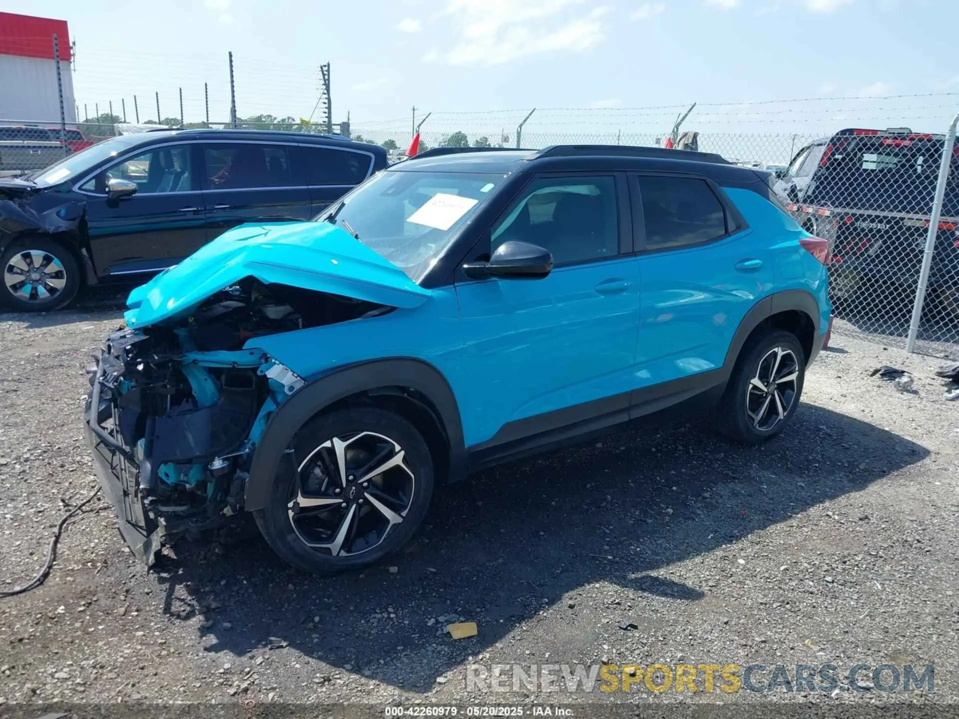 2 fotografías del automóvil dañado KL79MTSL1NB037815 CHEVROLET TRAILBLAZER 2022