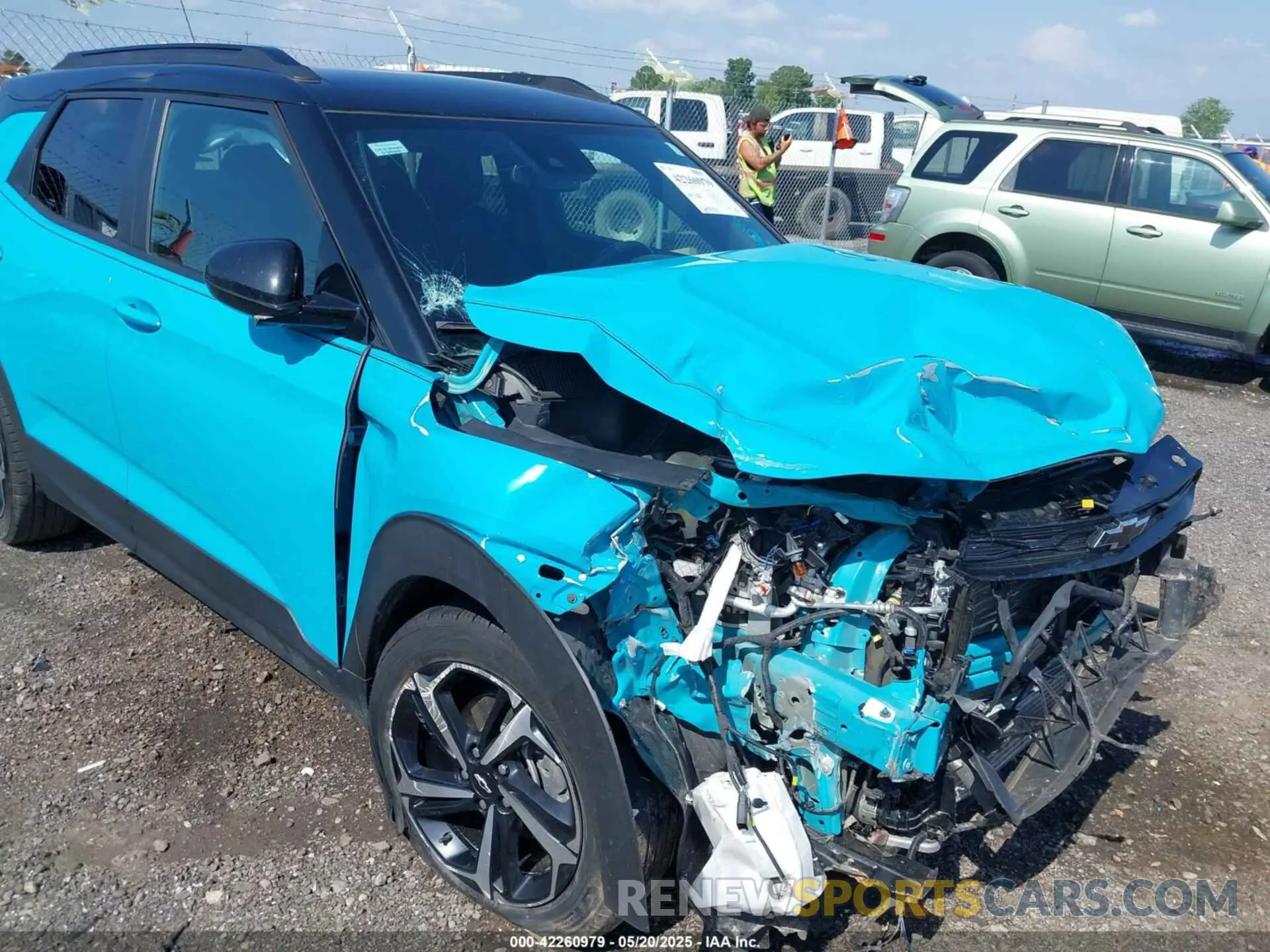 6 fotografías del automóvil dañado KL79MTSL1NB037815 CHEVROLET TRAILBLAZER 2022