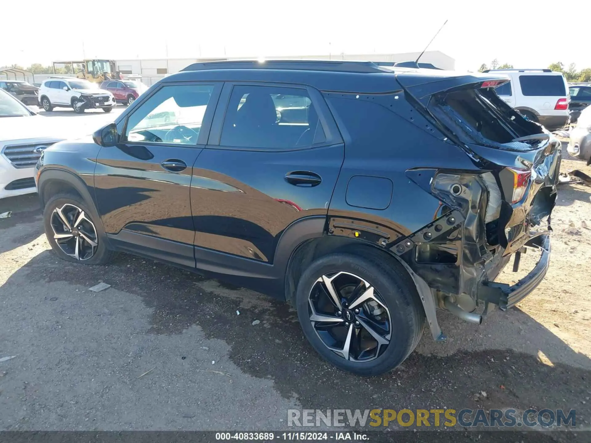 3 fotografías del automóvil dañado KL79MTSL1NB098775 CHEVROLET TRAILBLAZER 2022