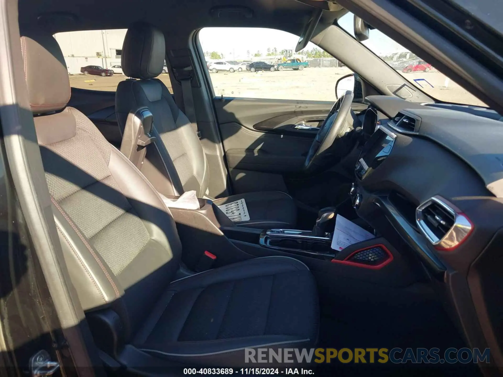 5 fotografías del automóvil dañado KL79MTSL1NB098775 CHEVROLET TRAILBLAZER 2022