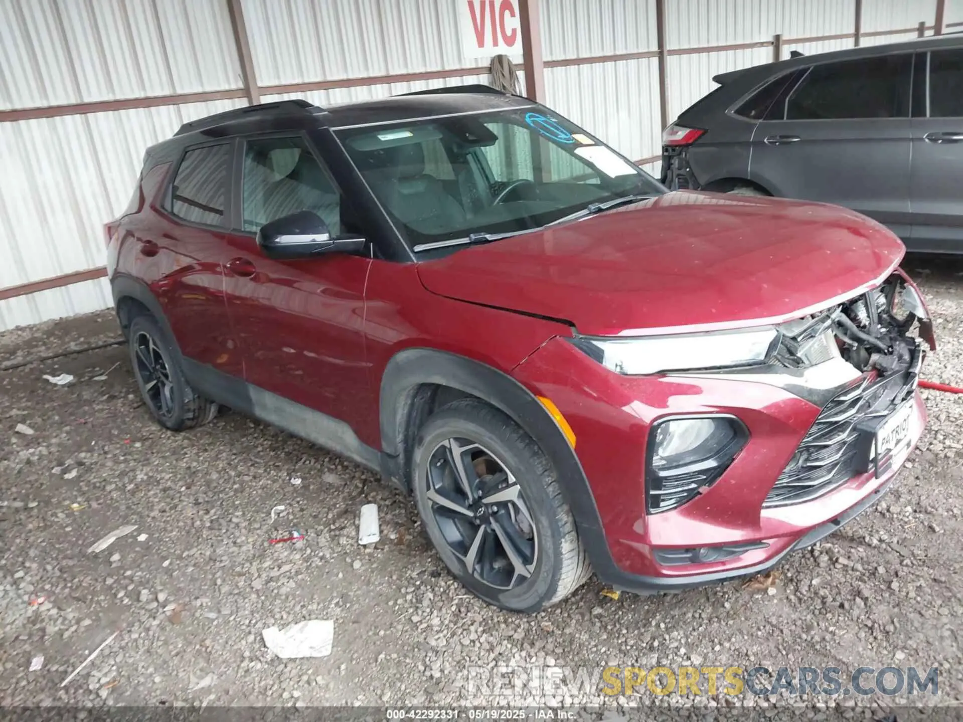 1 fotografías del automóvil dañado KL79MTSL2NB119293 CHEVROLET TRAILBLAZER 2022