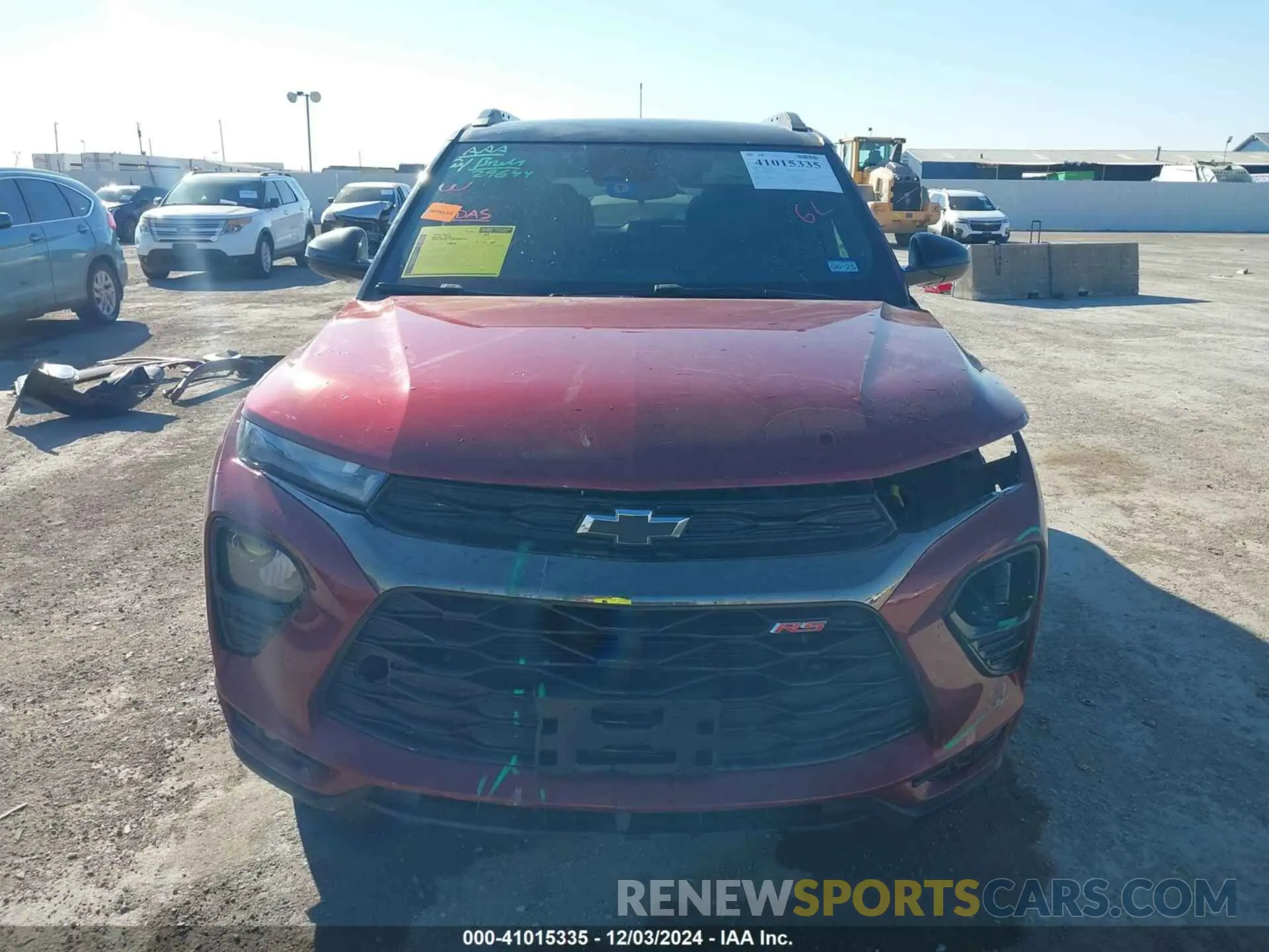 13 fotografías del automóvil dañado KL79MTSL3NB113986 CHEVROLET TRAILBLAZER 2022