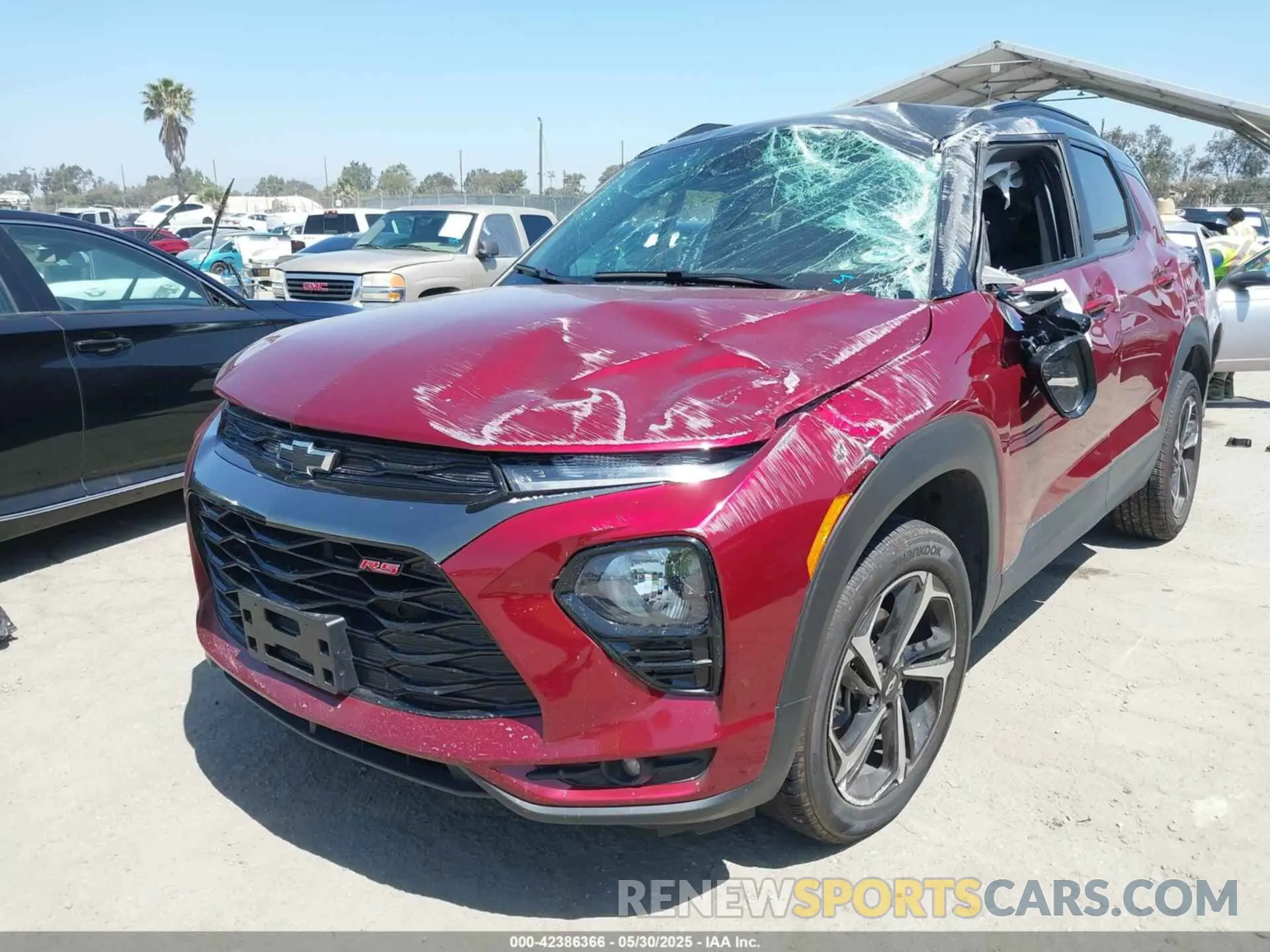2 fotografías del automóvil dañado KL79MTSL5NB116033 CHEVROLET TRAILBLAZER 2022
