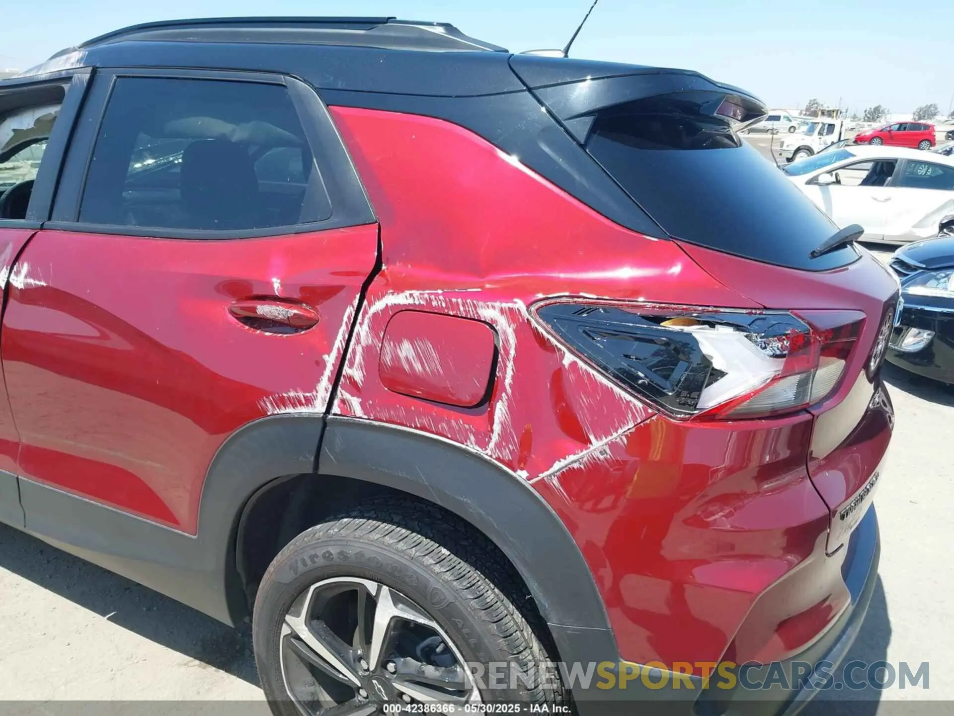 6 fotografías del automóvil dañado KL79MTSL5NB116033 CHEVROLET TRAILBLAZER 2022