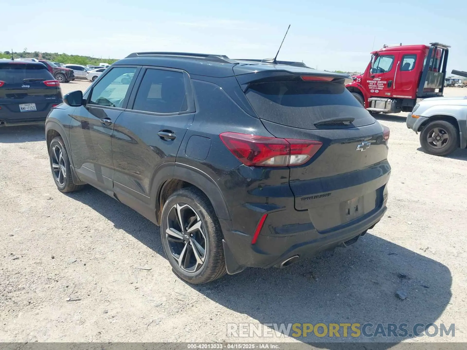 3 fotografías del automóvil dañado KL79MTSL9NB033818 CHEVROLET TRAILBLAZER 2022