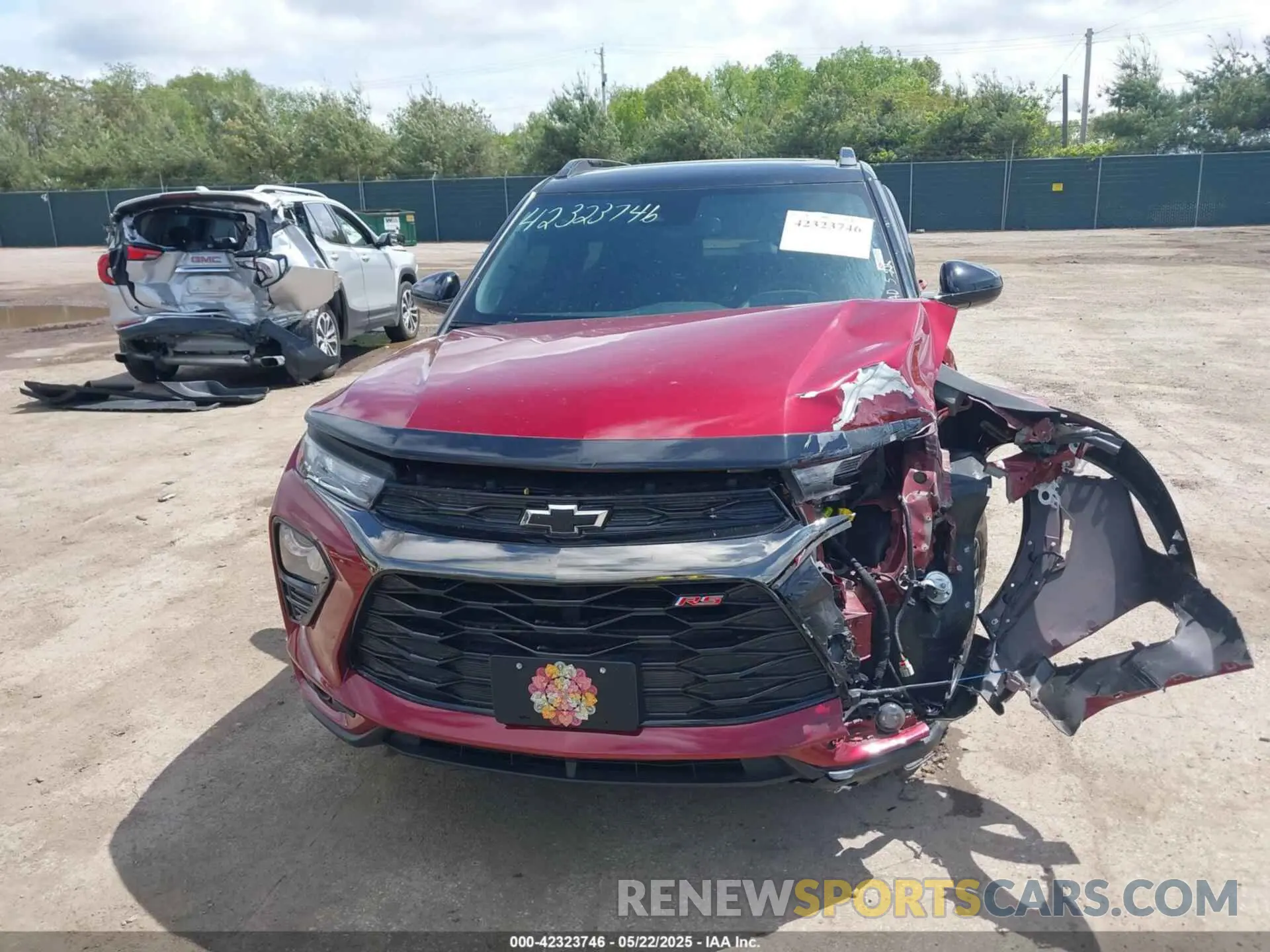 13 fotografías del automóvil dañado KL79MUSL7NB146091 CHEVROLET TRAILBLAZER 2022