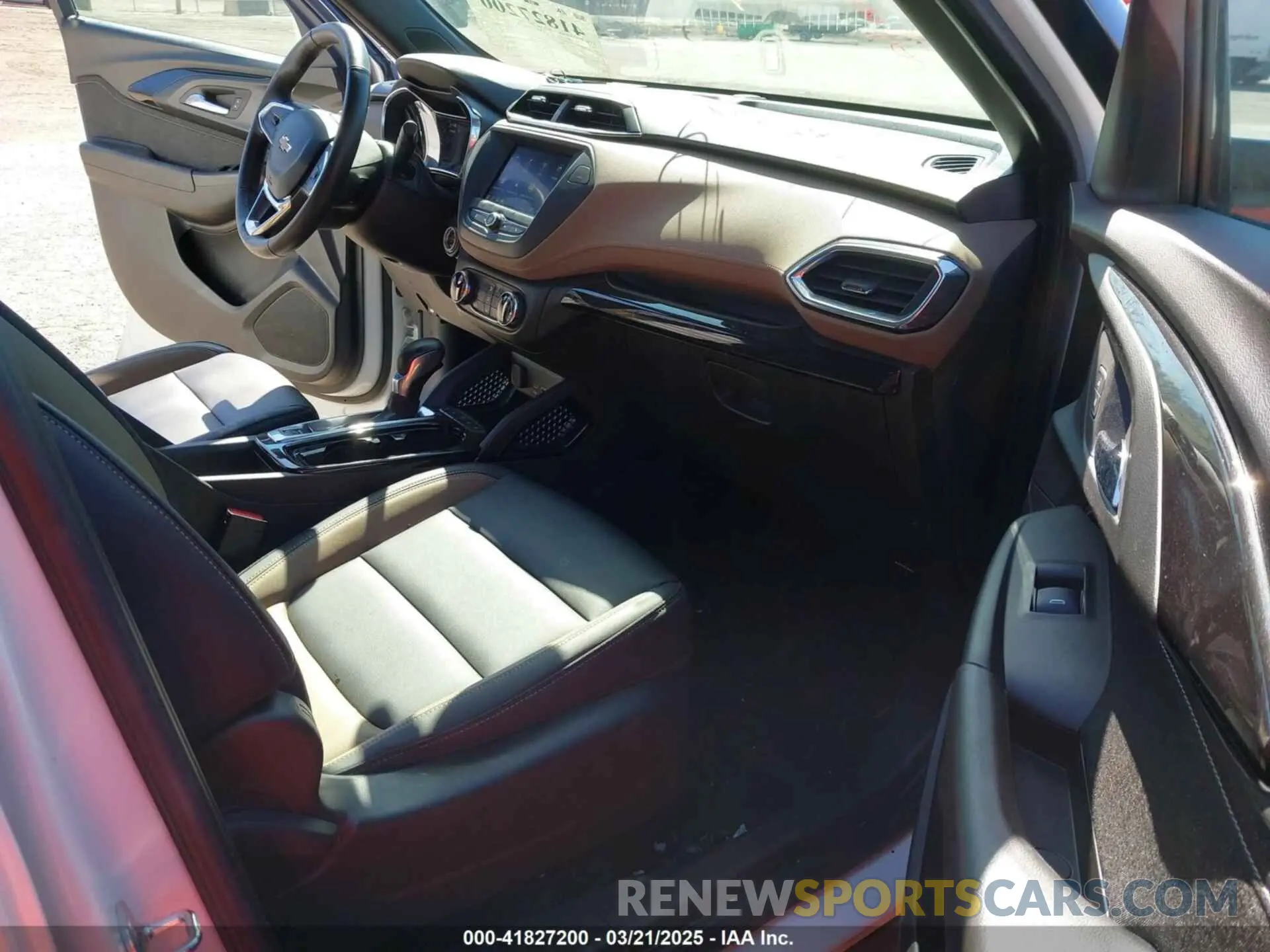 5 fotografías del automóvil dañado KL79MVSL3NB035950 CHEVROLET TRAILBLAZER 2022