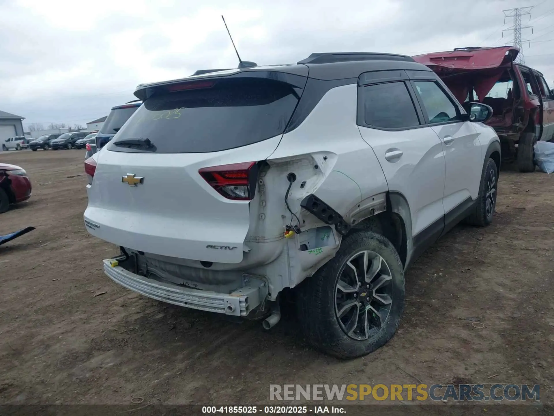 18 fotografías del automóvil dañado KL79MVSL5NB033472 CHEVROLET TRAILBLAZER 2022