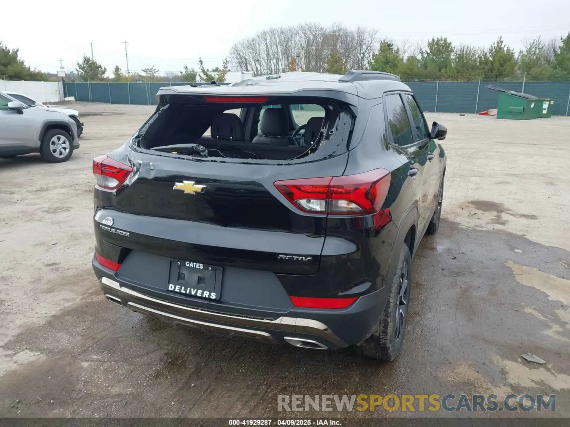 4 fotografías del automóvil dañado KL79MVSL9NB047049 CHEVROLET TRAILBLAZER 2022
