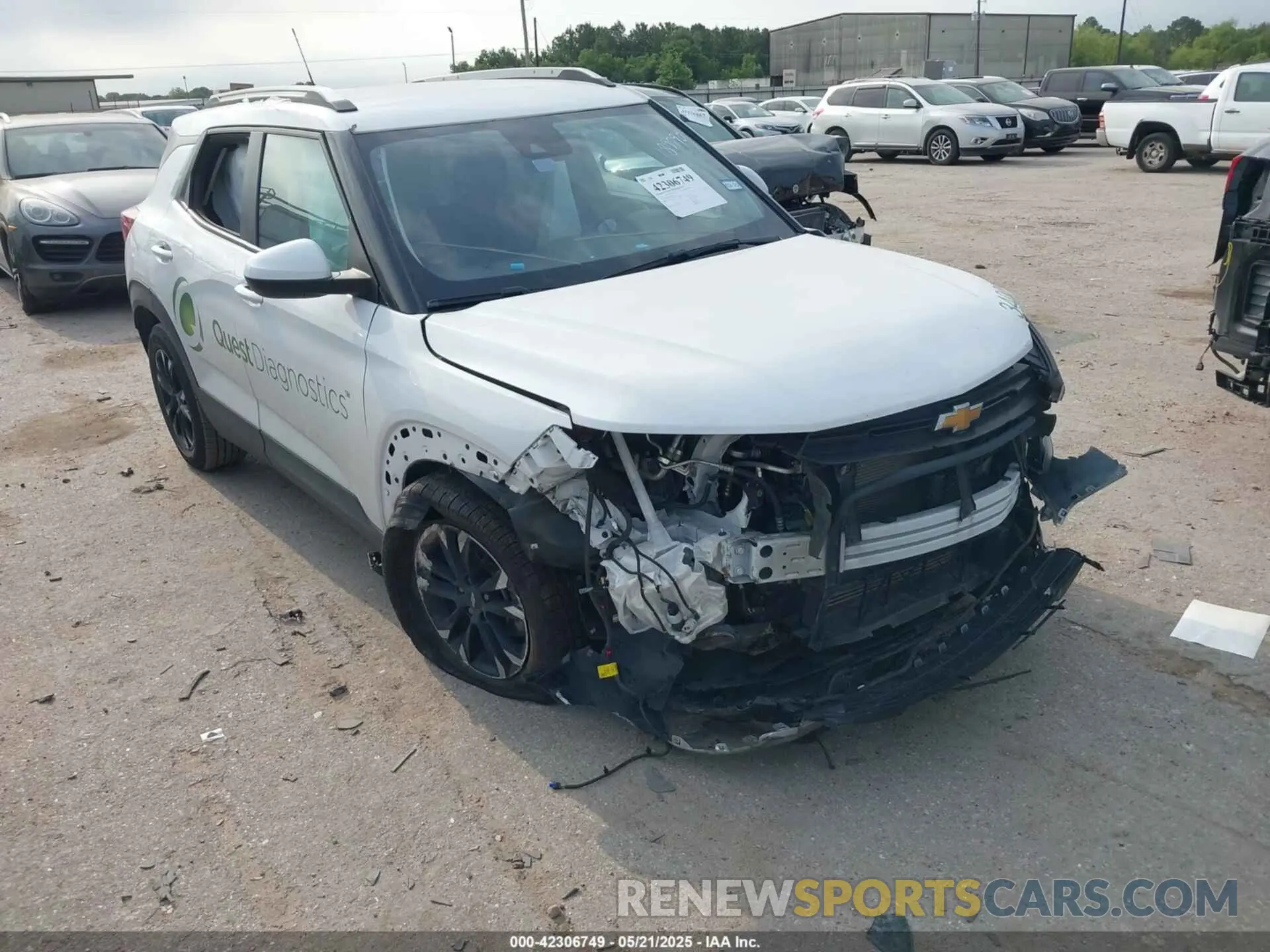 1 fotografías del automóvil dañado KL79MPS24PB035297 CHEVROLET TRAILBLAZER 2023