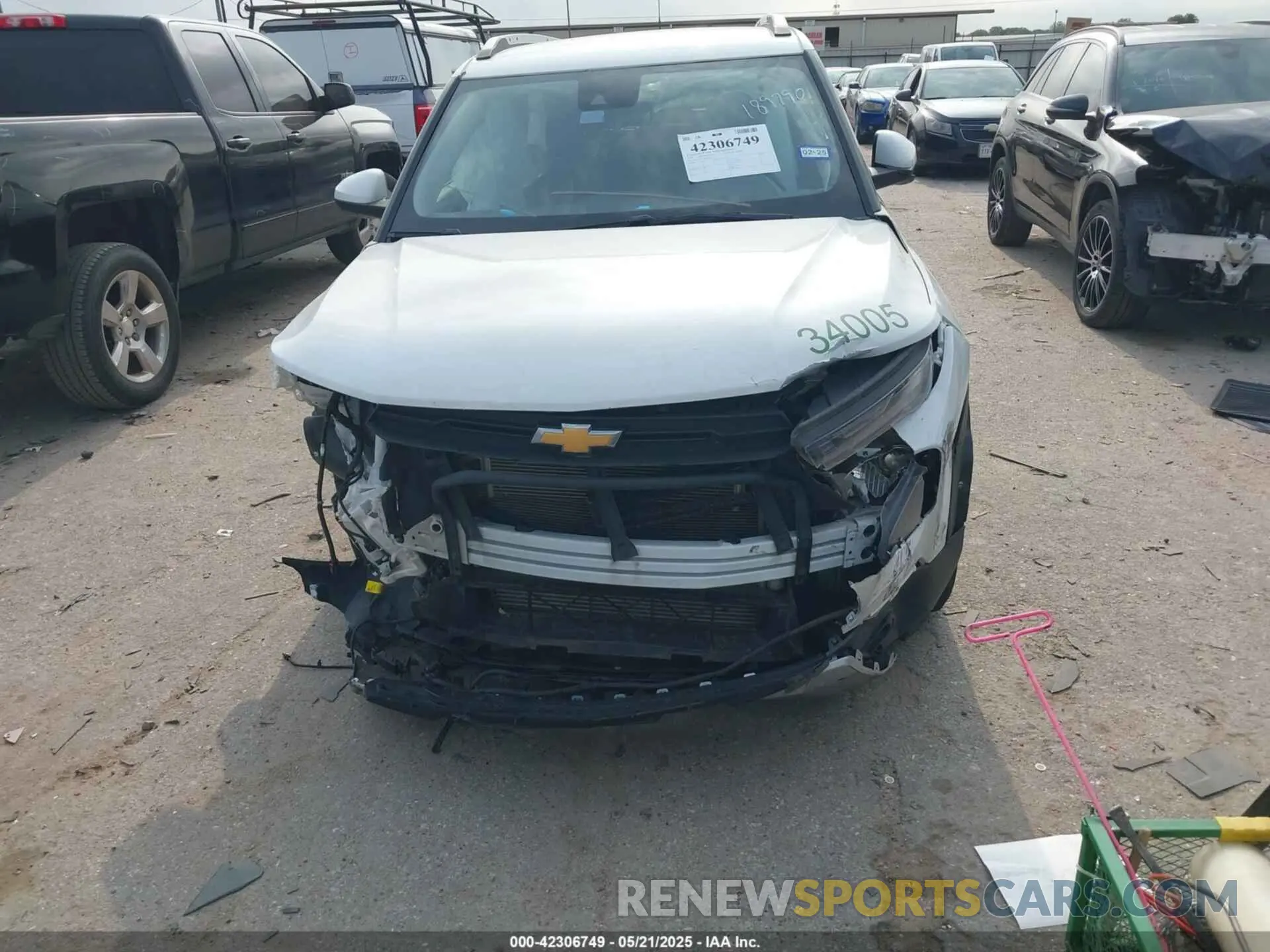 12 fotografías del automóvil dañado KL79MPS24PB035297 CHEVROLET TRAILBLAZER 2023