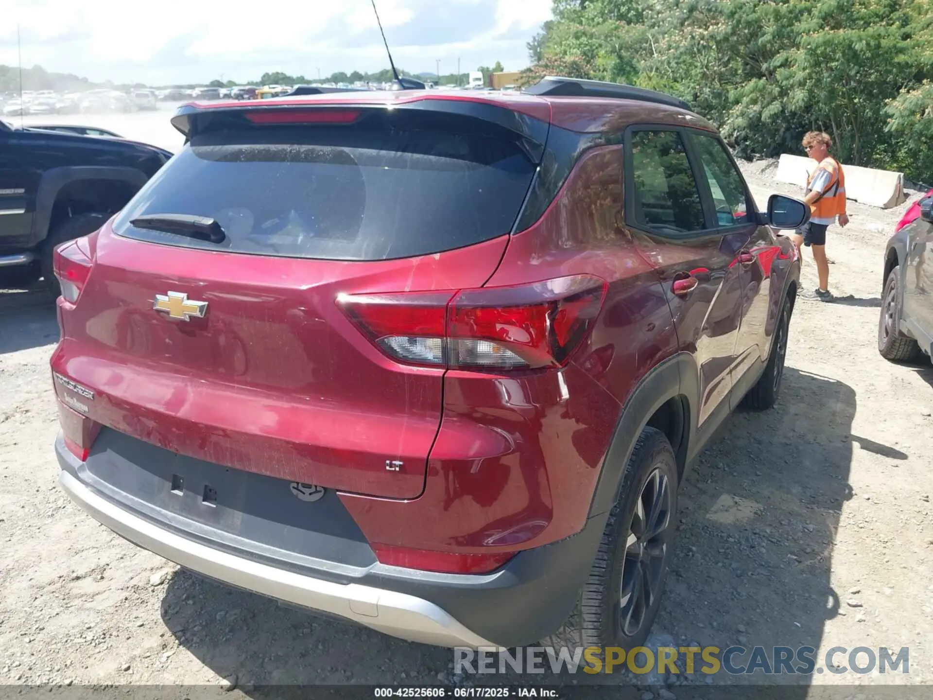 4 fotografías del automóvil dañado KL79MPS24PB094723 CHEVROLET TRAILBLAZER 2023