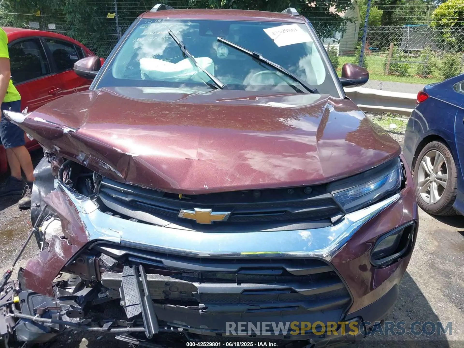11 fotografías del automóvil dañado KL79MPS28PB018356 CHEVROLET TRAILBLAZER 2023