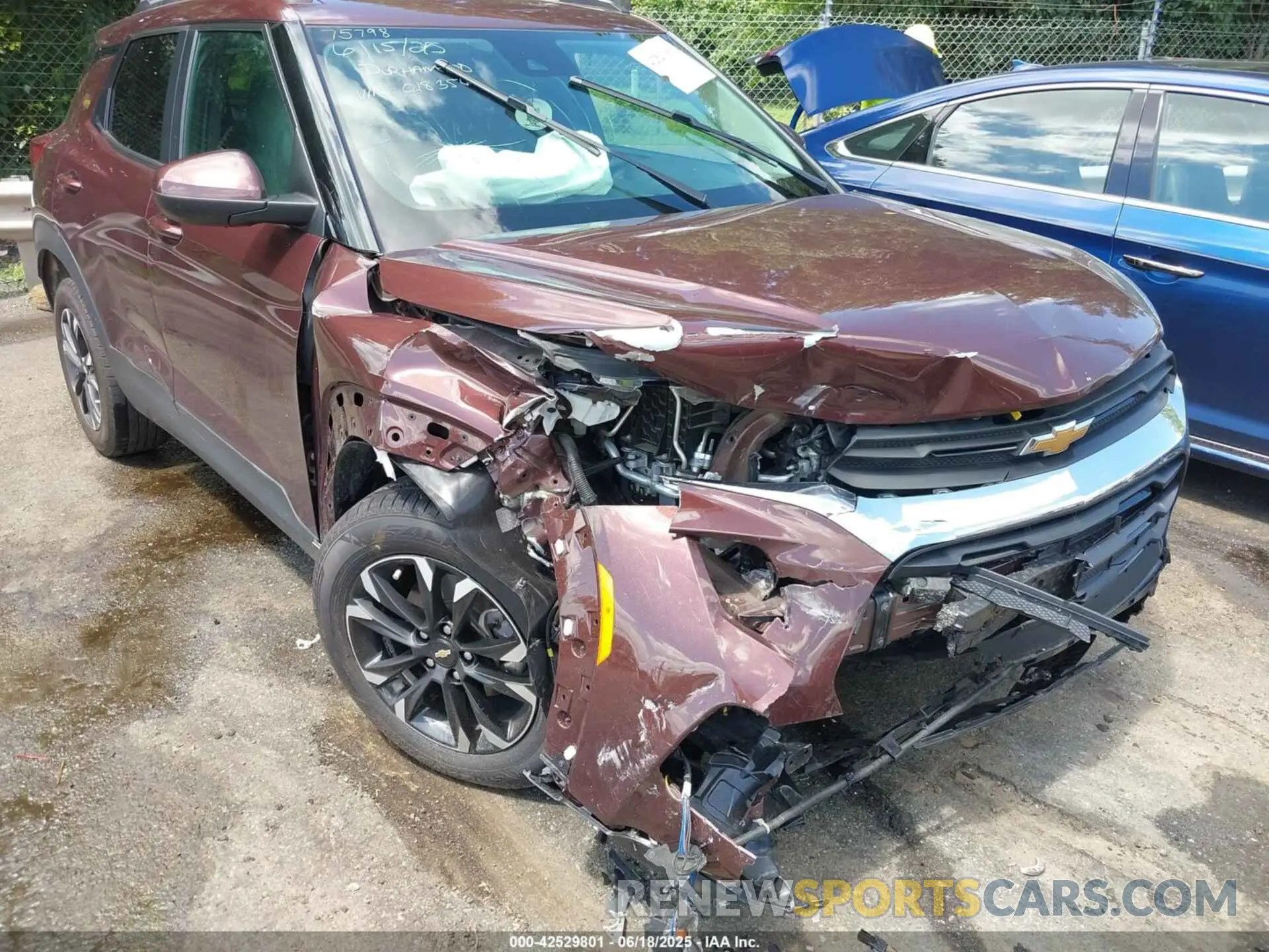 6 fotografías del automóvil dañado KL79MPS28PB018356 CHEVROLET TRAILBLAZER 2023