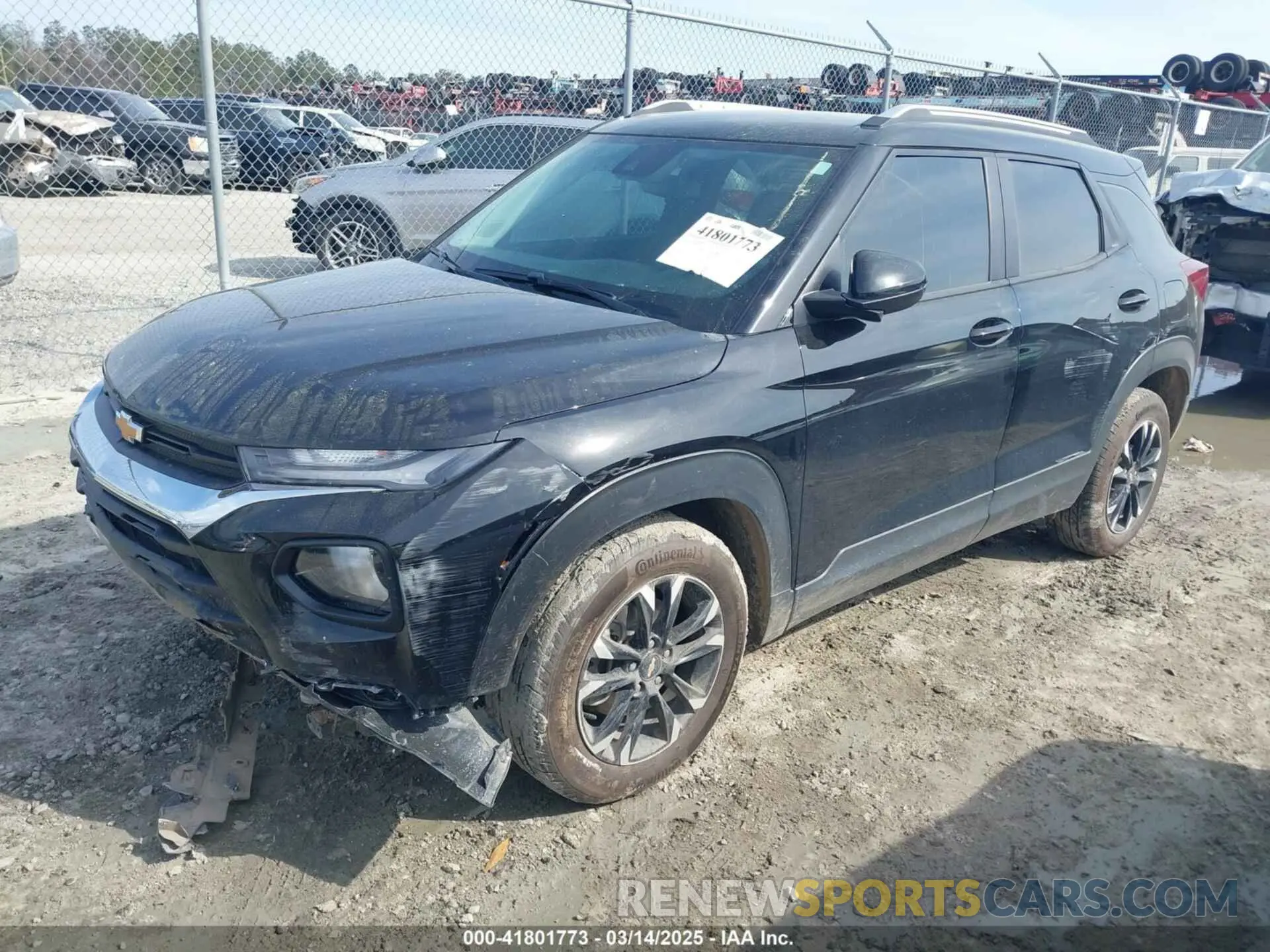 2 fotografías del automóvil dañado KL79MPSL0PB174433 CHEVROLET TRAILBLAZER 2023