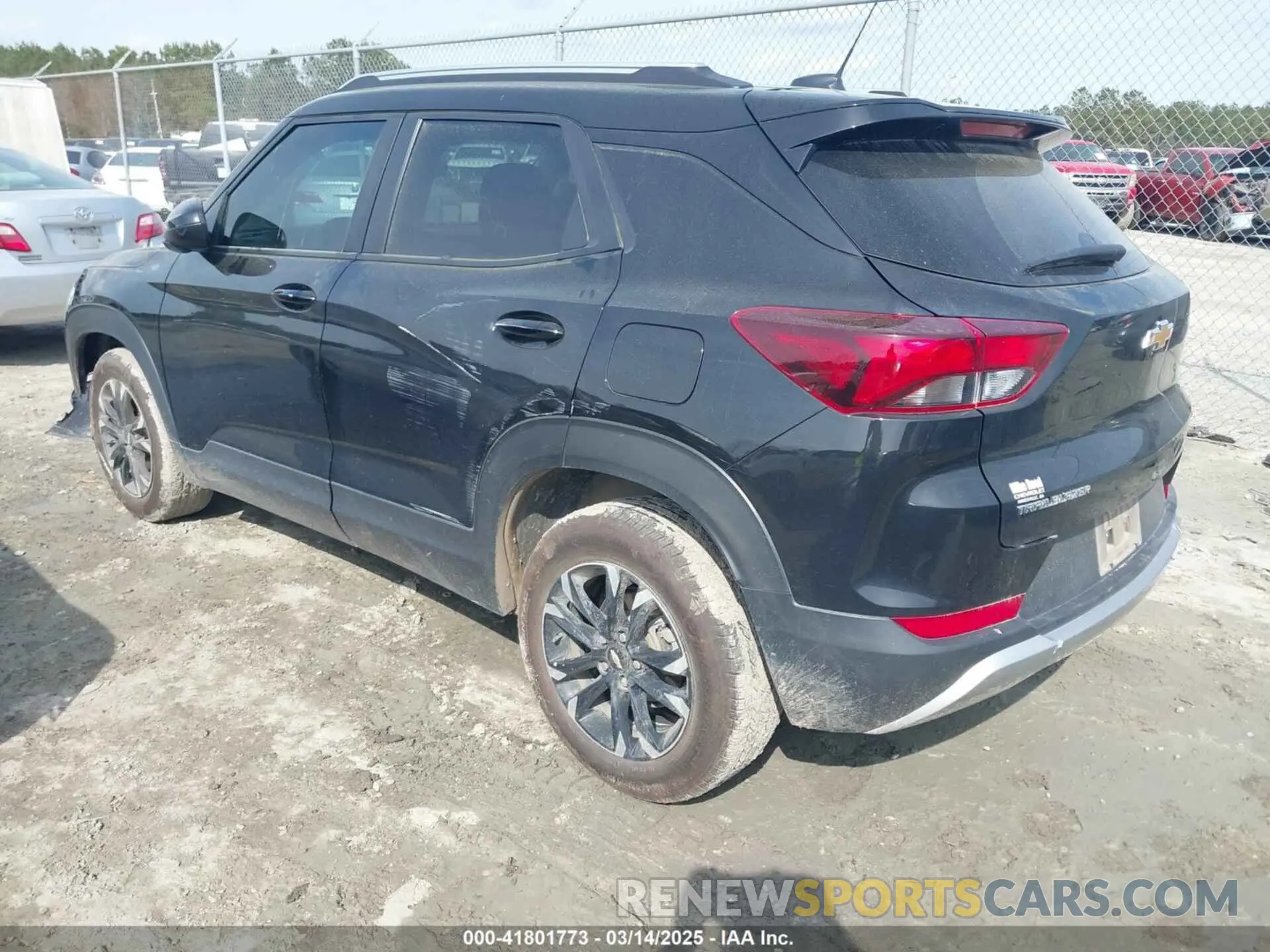 3 fotografías del automóvil dañado KL79MPSL0PB174433 CHEVROLET TRAILBLAZER 2023