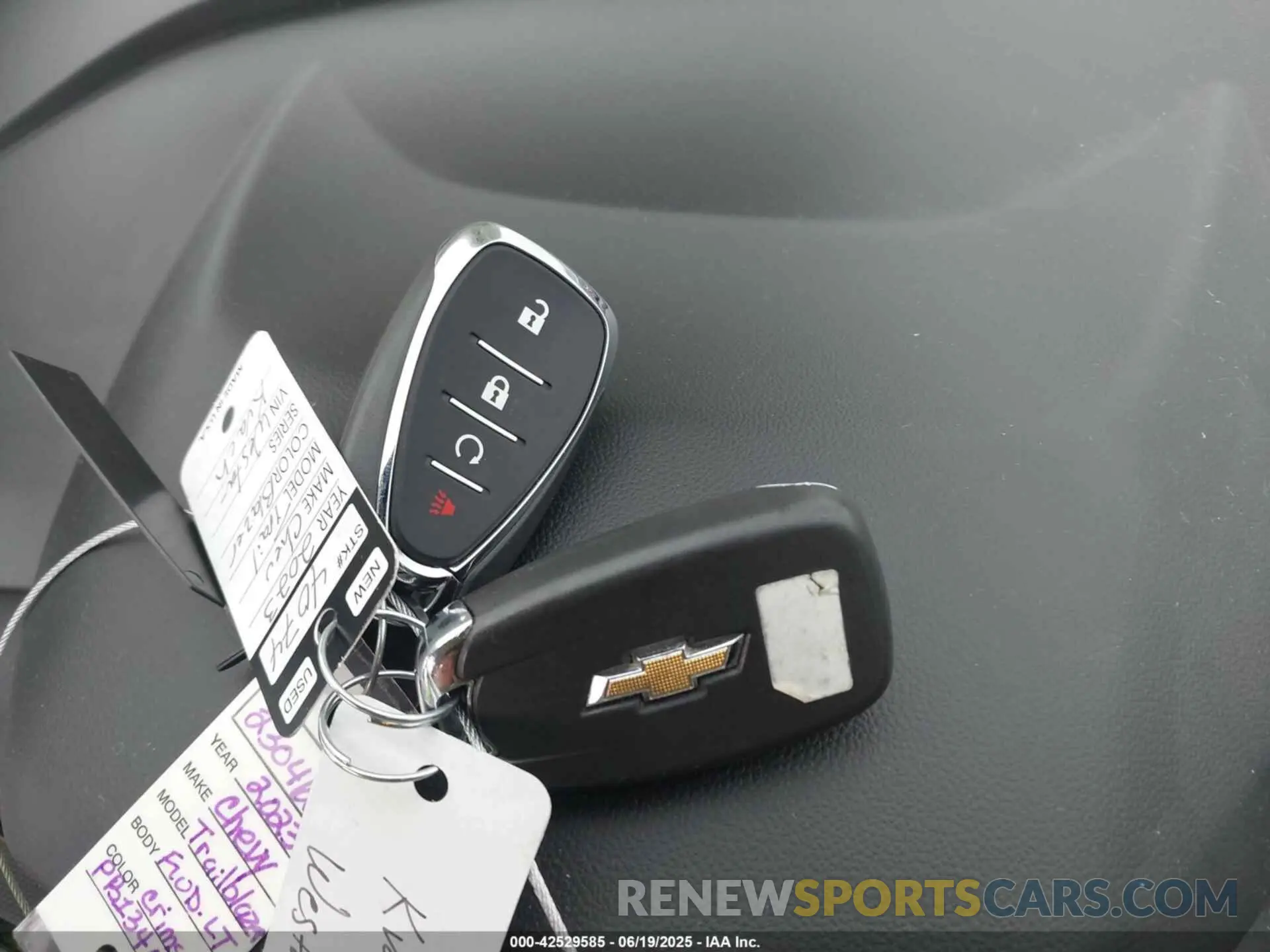 11 fotografías del automóvil dañado KL79MPSL3PB134010 CHEVROLET TRAILBLAZER 2023