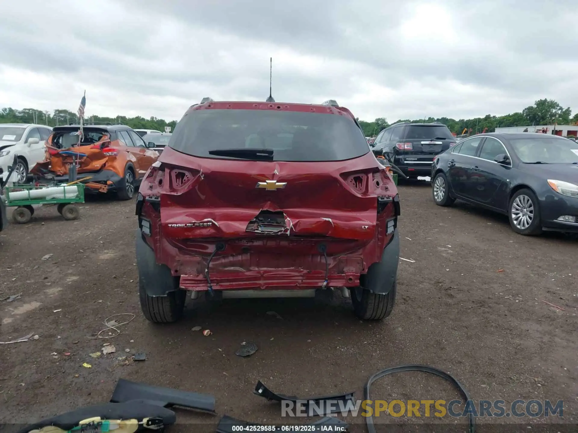 17 fotografías del automóvil dañado KL79MPSL3PB134010 CHEVROLET TRAILBLAZER 2023