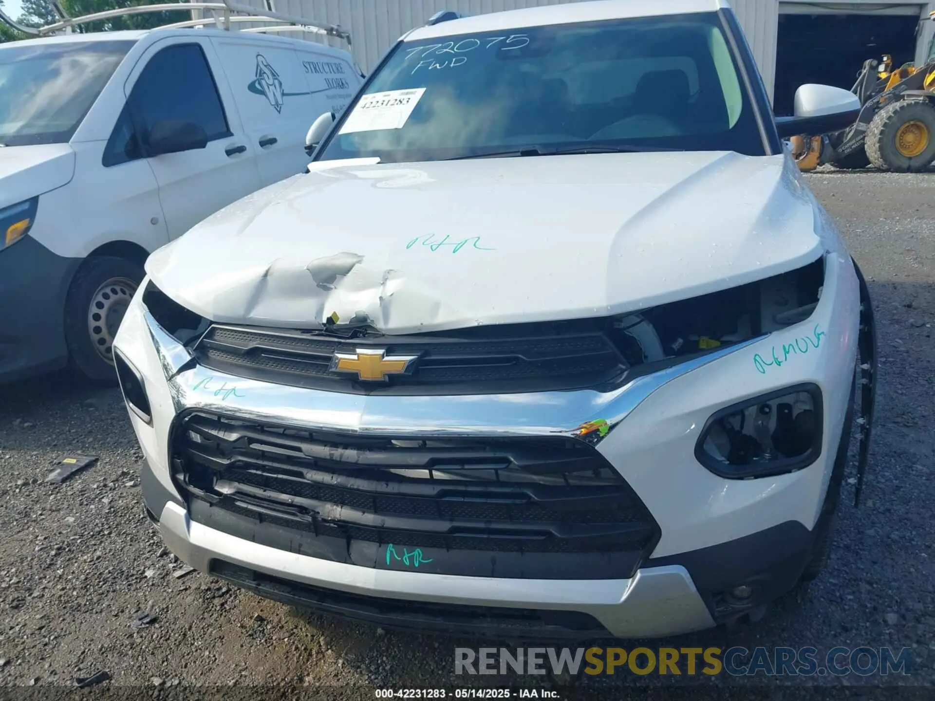 12 fotografías del automóvil dañado KL79MPSL8PB002277 CHEVROLET TRAILBLAZER 2023