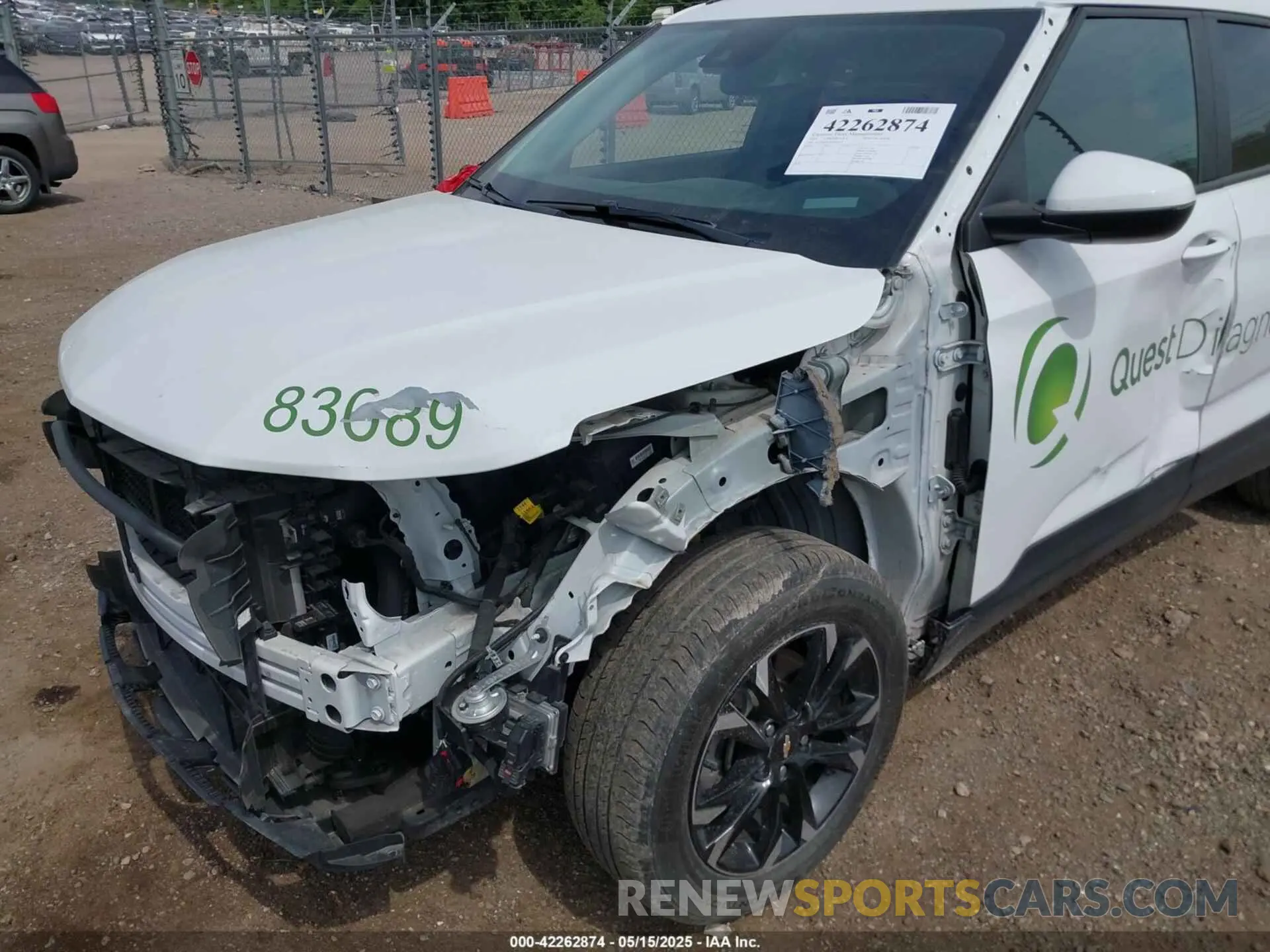 6 fotografías del automóvil dañado KL79MRSL9PB058353 CHEVROLET TRAILBLAZER 2023