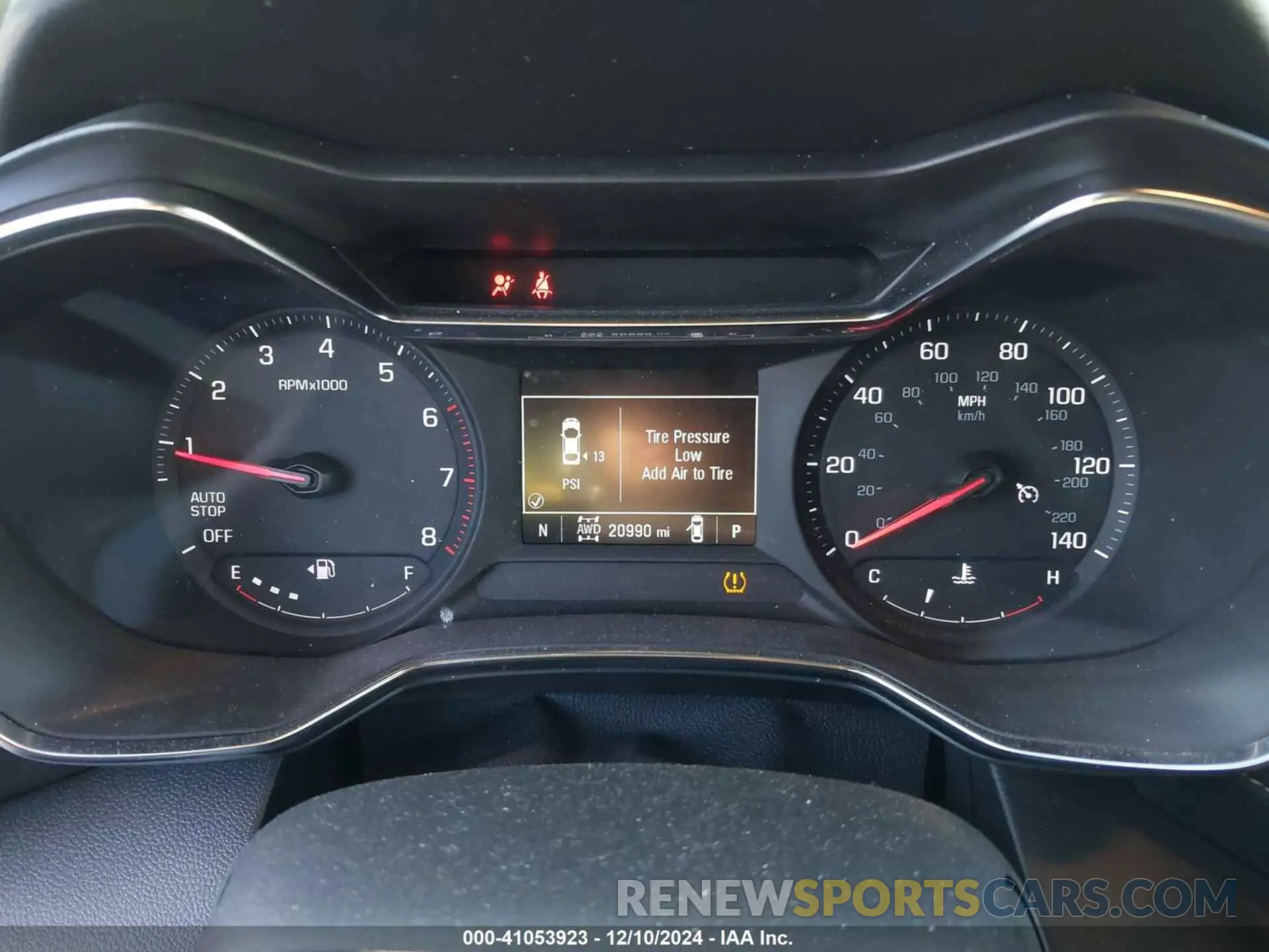 7 fotografías del automóvil dañado KL79MSSL7PB193418 CHEVROLET TRAILBLAZER 2023