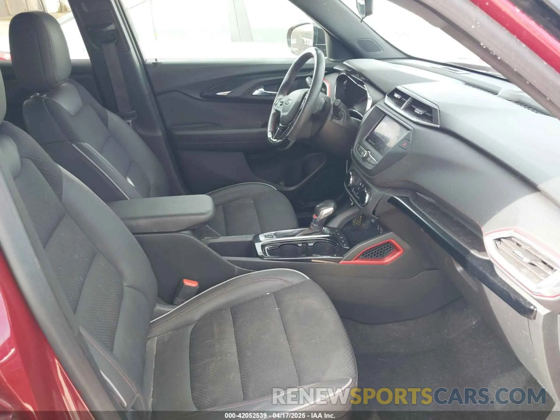5 fotografías del automóvil dañado KL79MTSL3PB102781 CHEVROLET TRAILBLAZER 2023