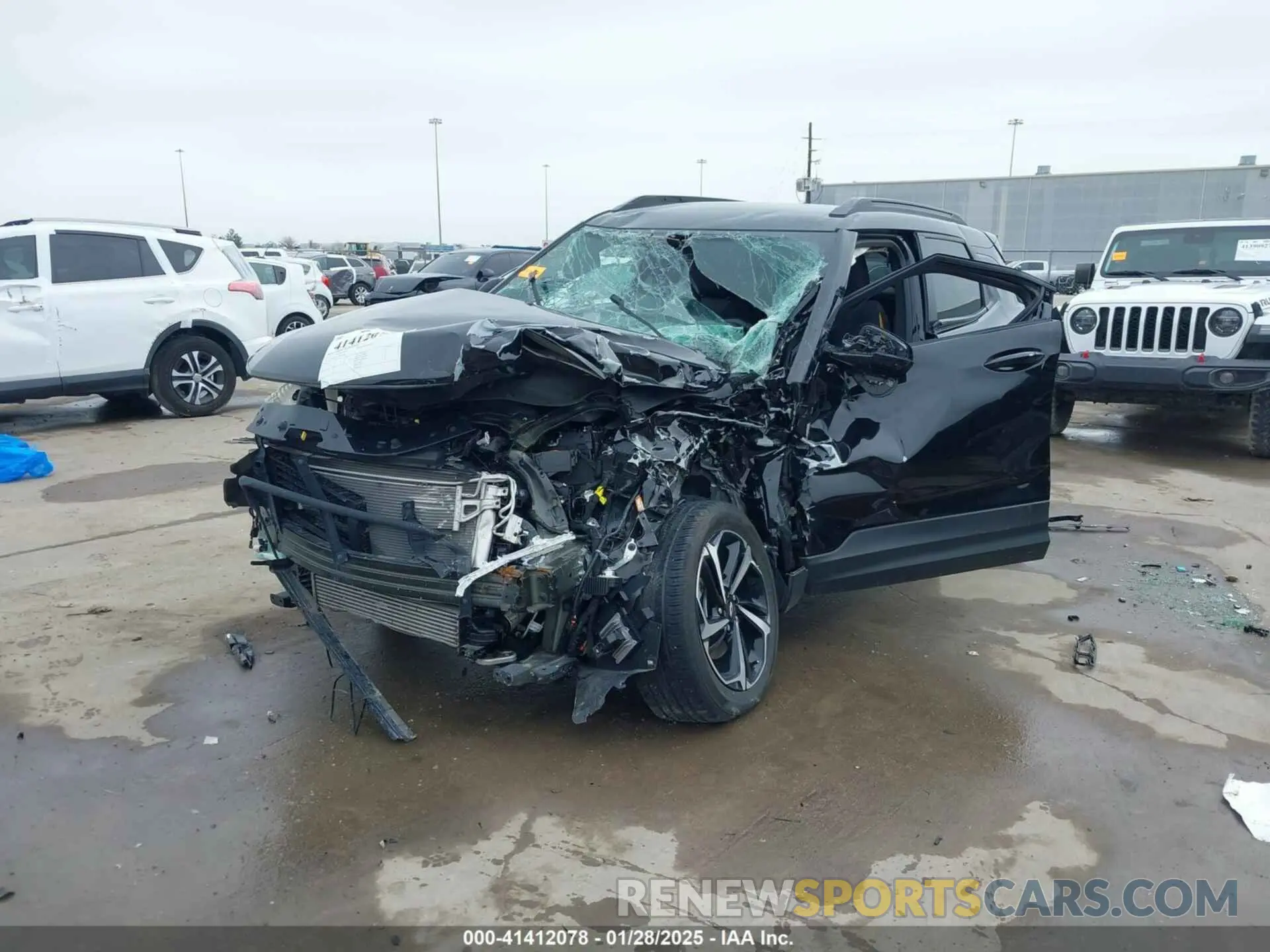 2 fotografías del automóvil dañado KL79MTSL3PB201150 CHEVROLET TRAILBLAZER 2023