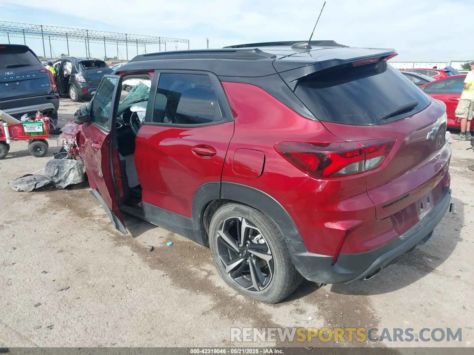 3 fotografías del automóvil dañado KL79MTSL4PB058578 CHEVROLET TRAILBLAZER 2023