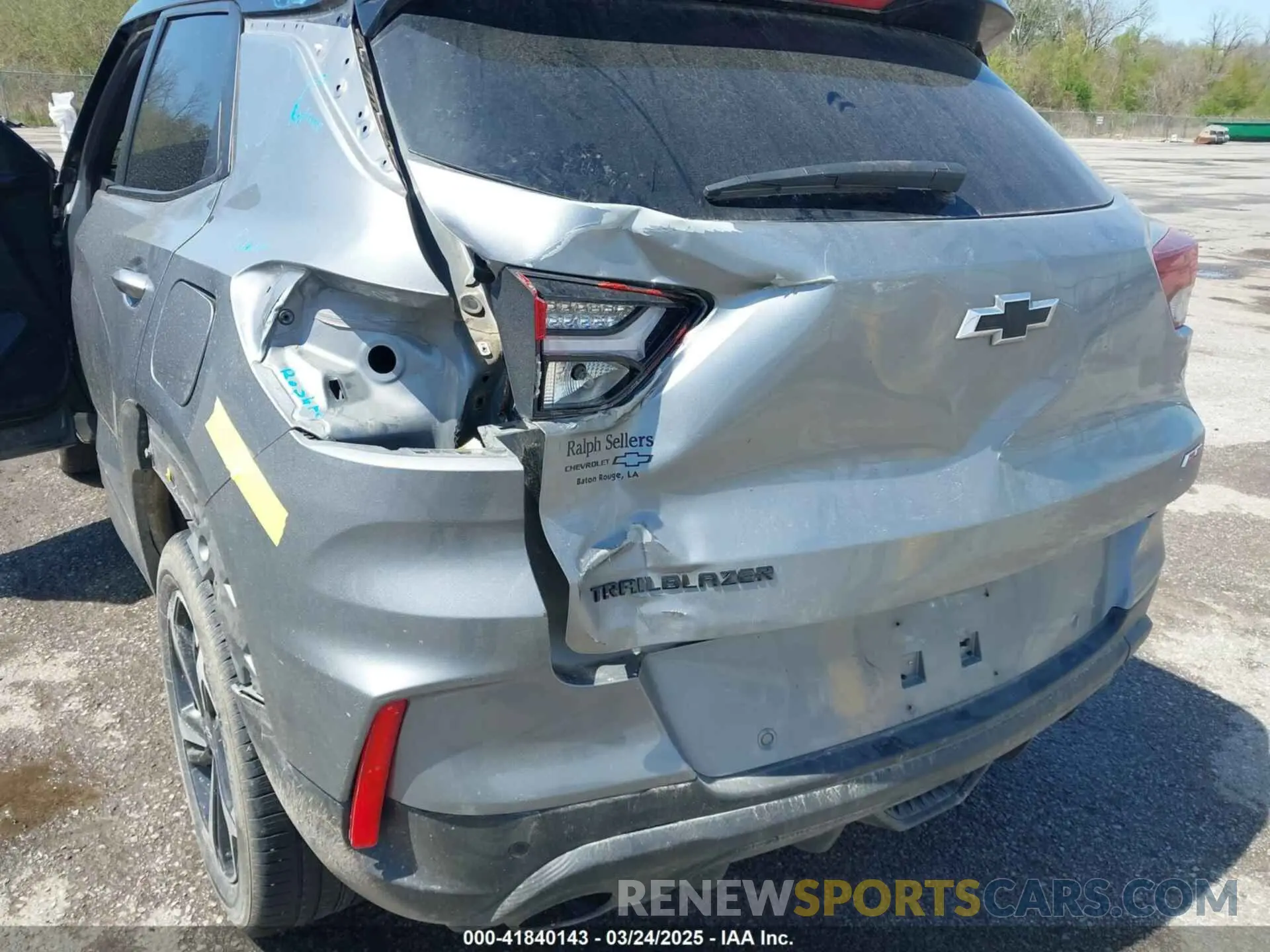 6 fotografías del automóvil dañado KL79MTSL4PB059388 CHEVROLET TRAILBLAZER 2023