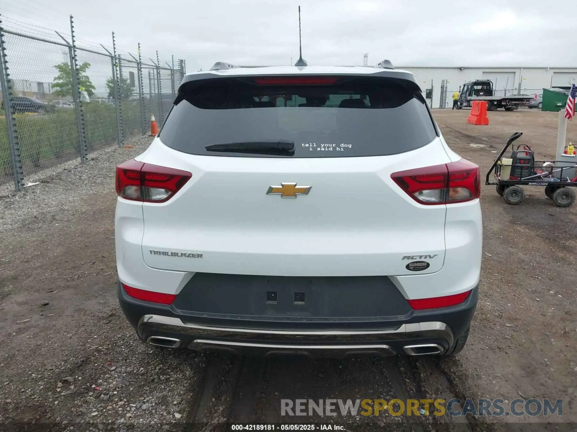 16 fotografías del automóvil dañado KL79MVSLXPB182477 CHEVROLET TRAILBLAZER 2023