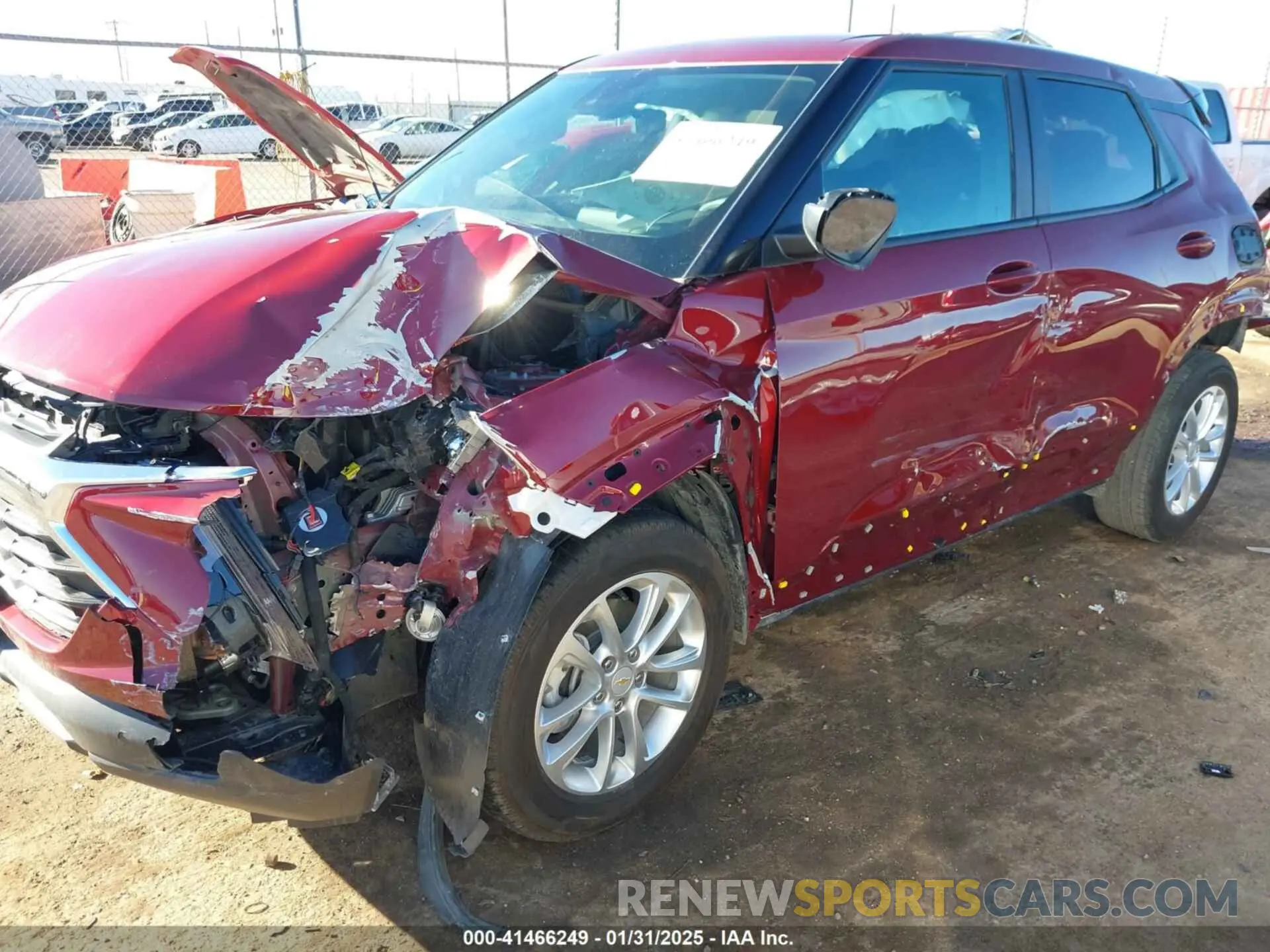 17 fotografías del automóvil dañado KL79MMSL3RB166344 CHEVROLET TRAILBLAZER 2024