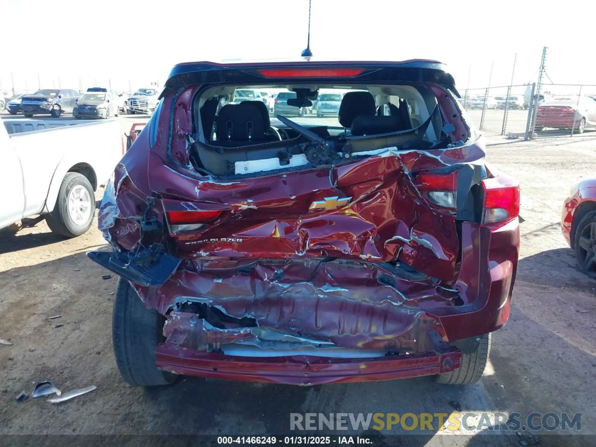 6 fotografías del automóvil dañado KL79MMSL3RB166344 CHEVROLET TRAILBLAZER 2024