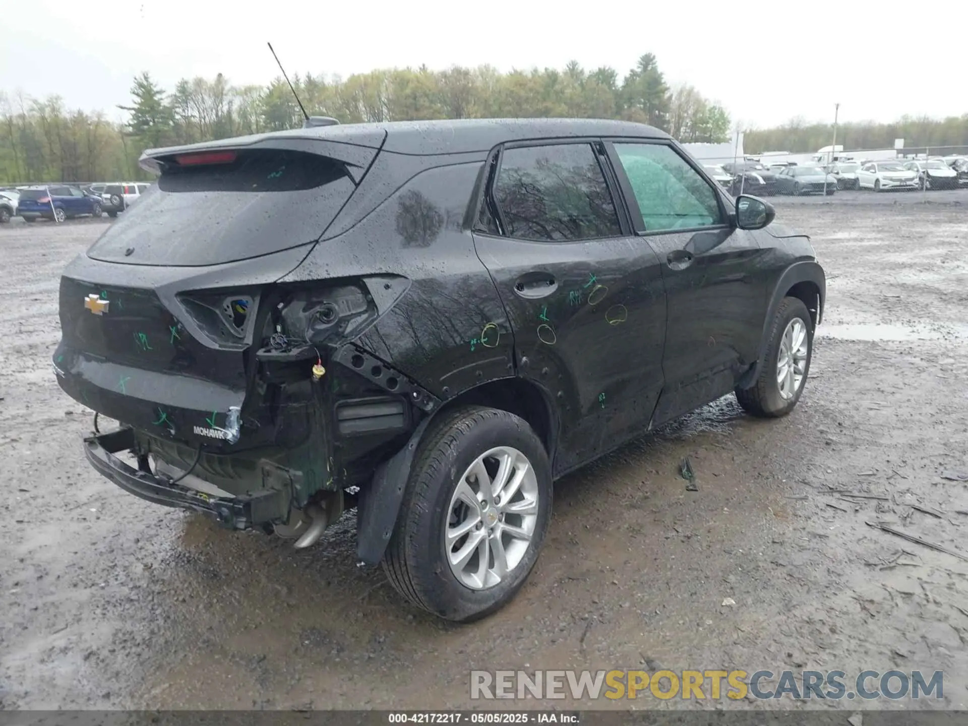 4 fotografías del automóvil dañado KL79MNSL9RB160604 CHEVROLET TRAILBLAZER 2024