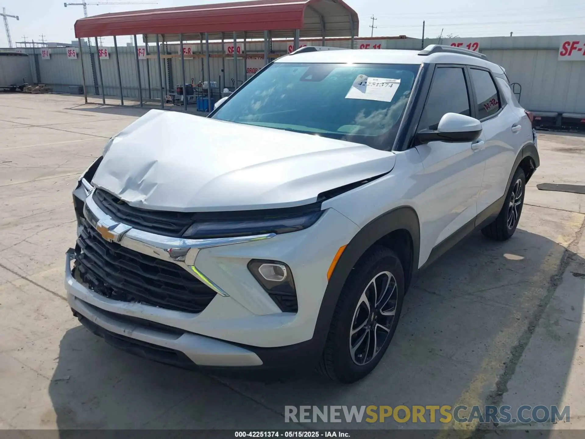 2 fotografías del automóvil dañado KL79MPSL8RB115262 CHEVROLET TRAILBLAZER 2024