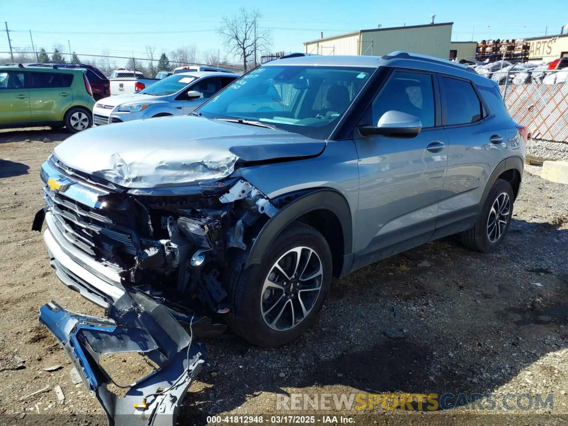 2 fotografías del automóvil dañado KL79MRSL4RB043603 CHEVROLET TRAILBLAZER 2024