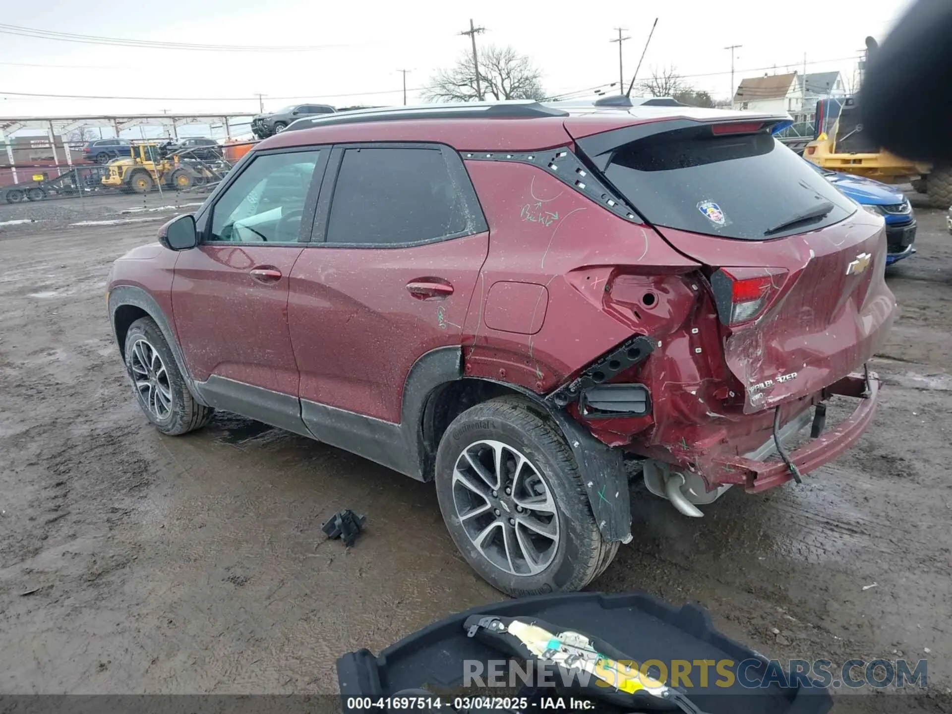 3 fotografías del automóvil dañado KL79MRSL8RB183007 CHEVROLET TRAILBLAZER 2024