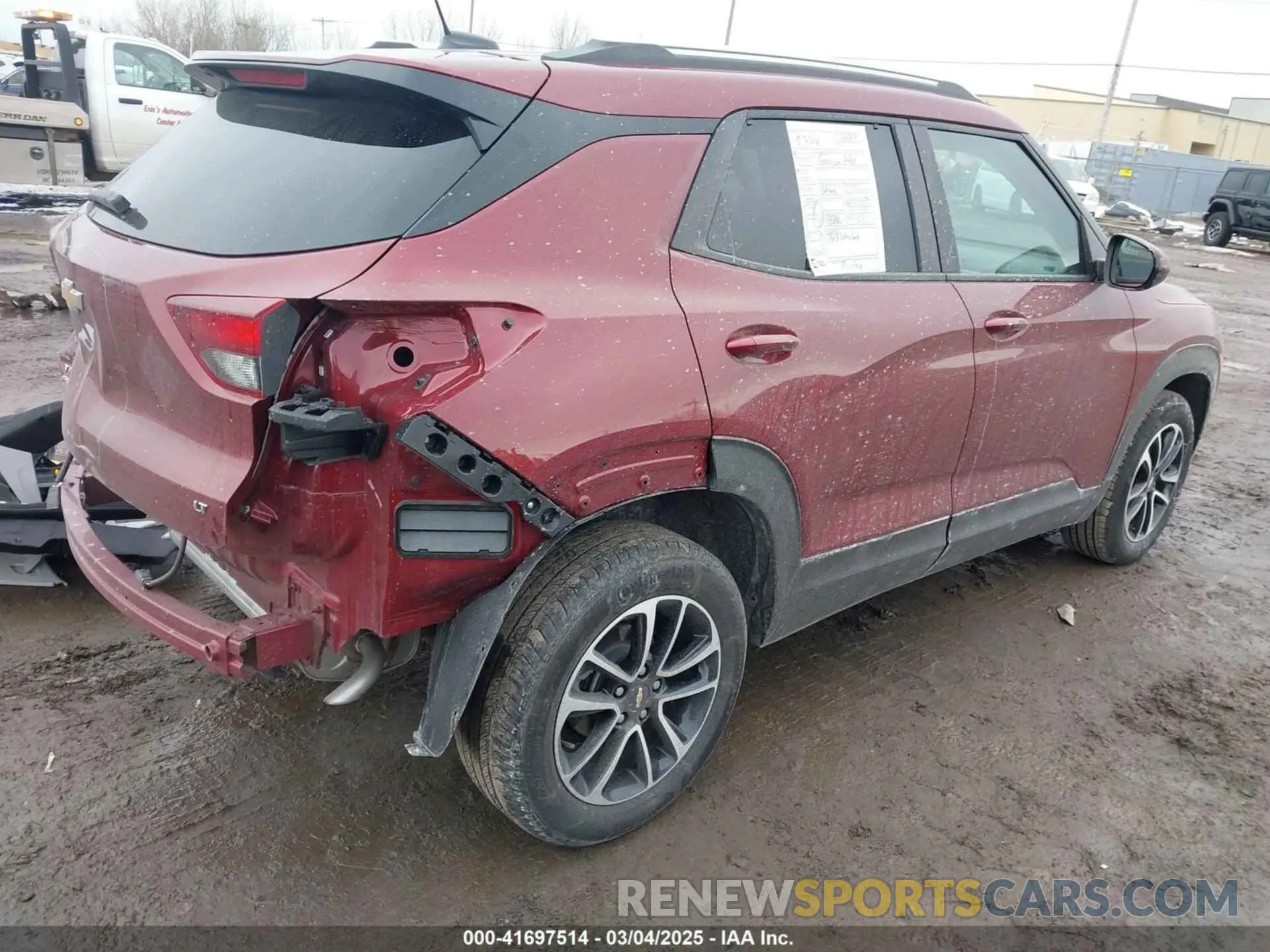 4 fotografías del automóvil dañado KL79MRSL8RB183007 CHEVROLET TRAILBLAZER 2024