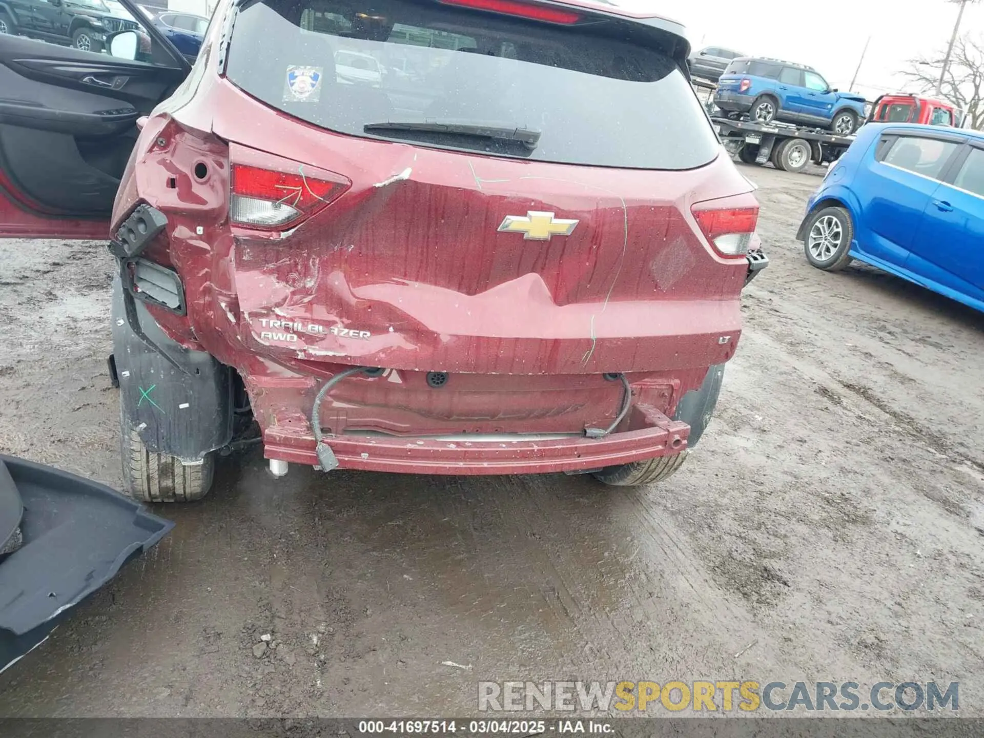 6 fotografías del automóvil dañado KL79MRSL8RB183007 CHEVROLET TRAILBLAZER 2024