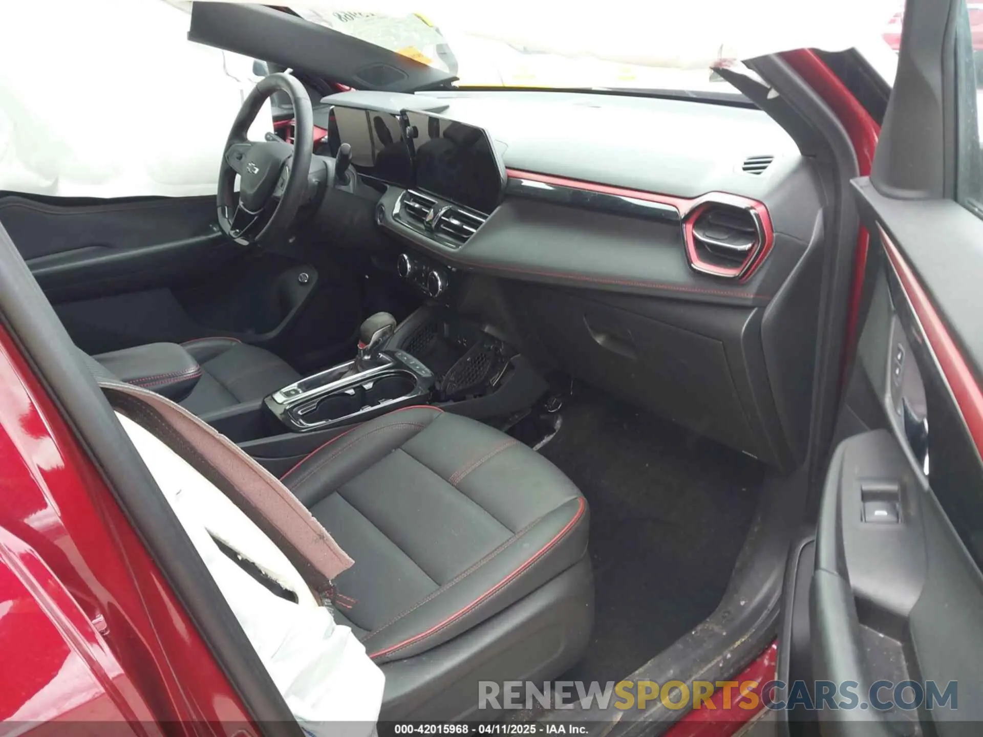 5 fotografías del automóvil dañado KL79MUSL6RB065766 CHEVROLET TRAILBLAZER 2024
