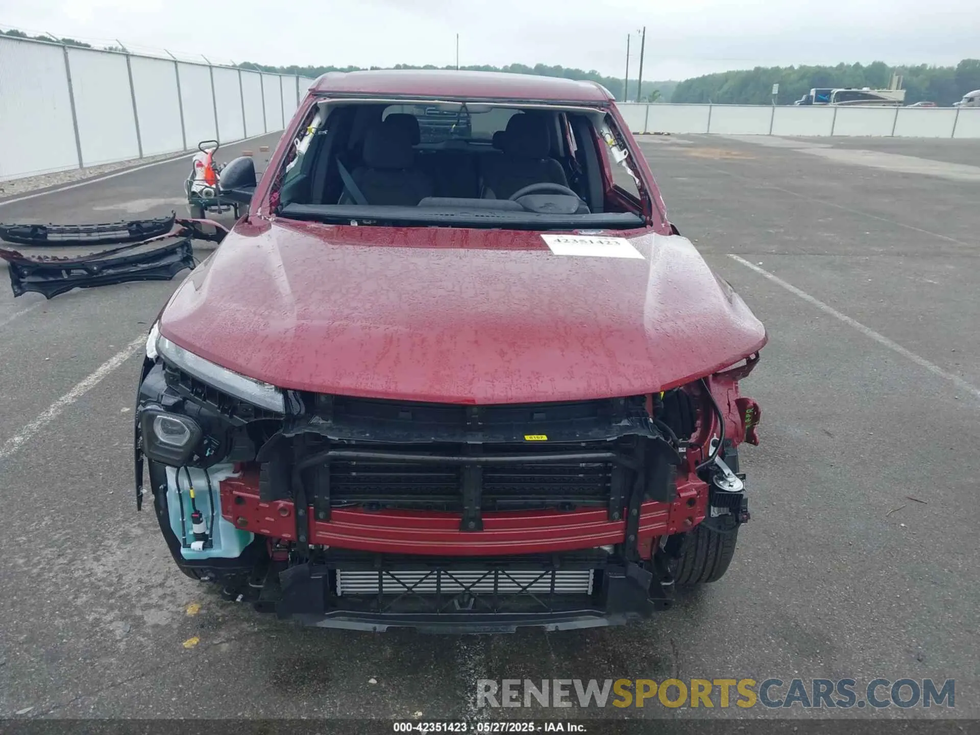 6 fotografías del automóvil dañado KL79MMSL4SB149638 CHEVROLET TRAILBLAZER 2025