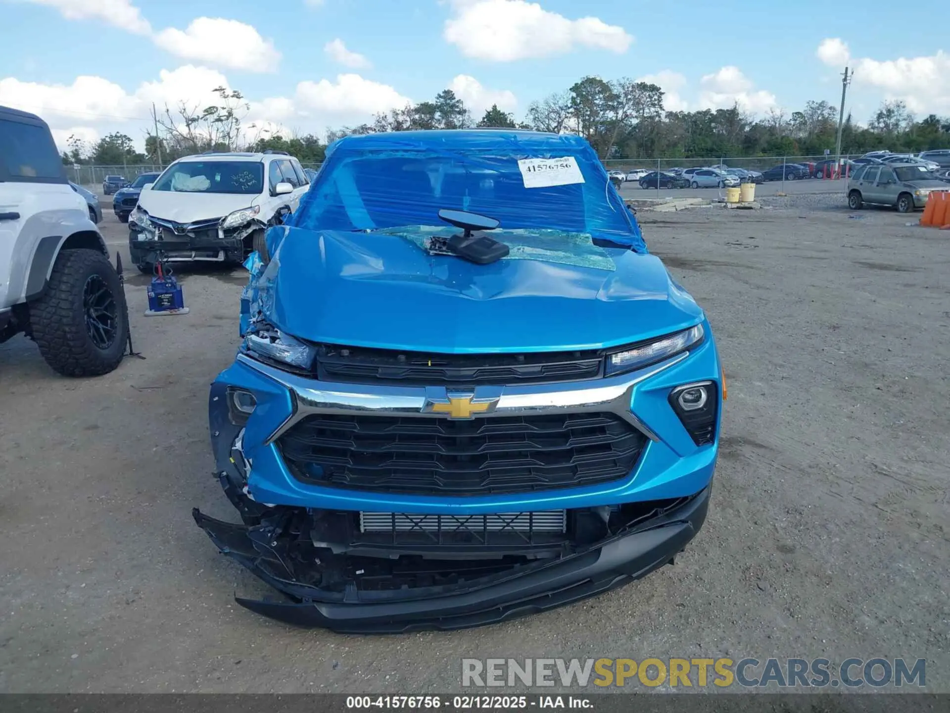 11 fotografías del automóvil dañado KL79MMSPXSB036845 CHEVROLET TRAILBLAZER 2025