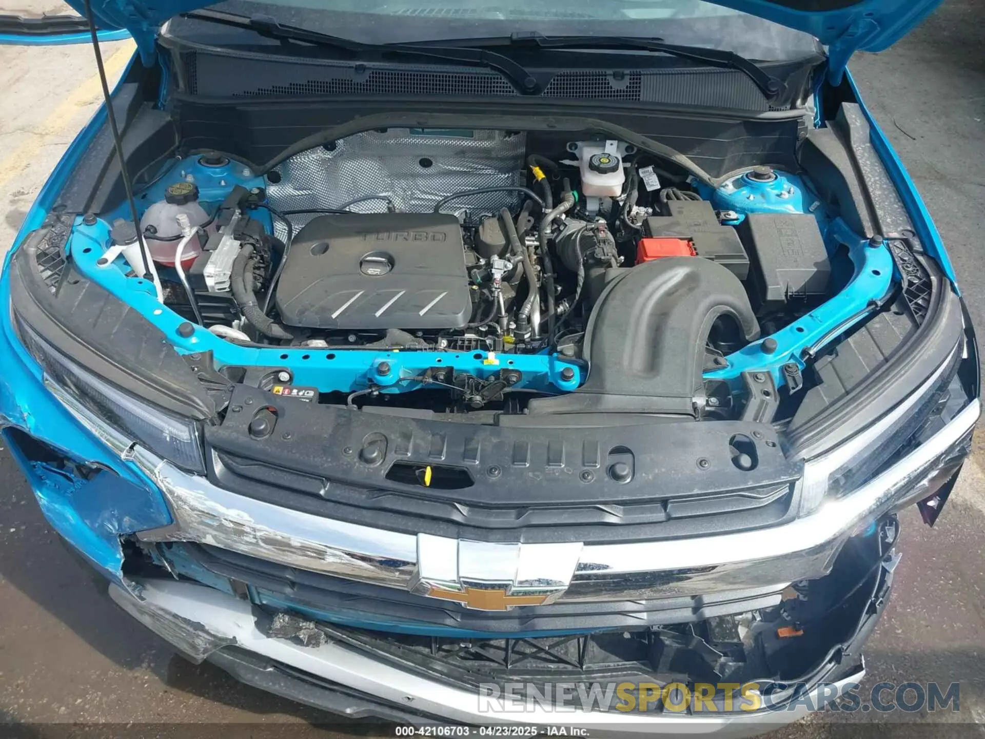10 fotografías del automóvil dañado KL79MRSL6SB161187 CHEVROLET TRAILBLAZER 2025